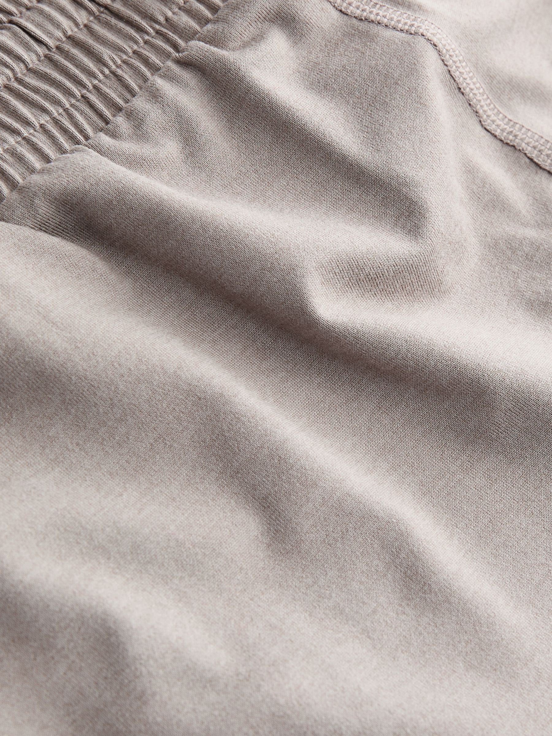 Light Grey Brushed Jersey Shorts - Image 6 of 6
