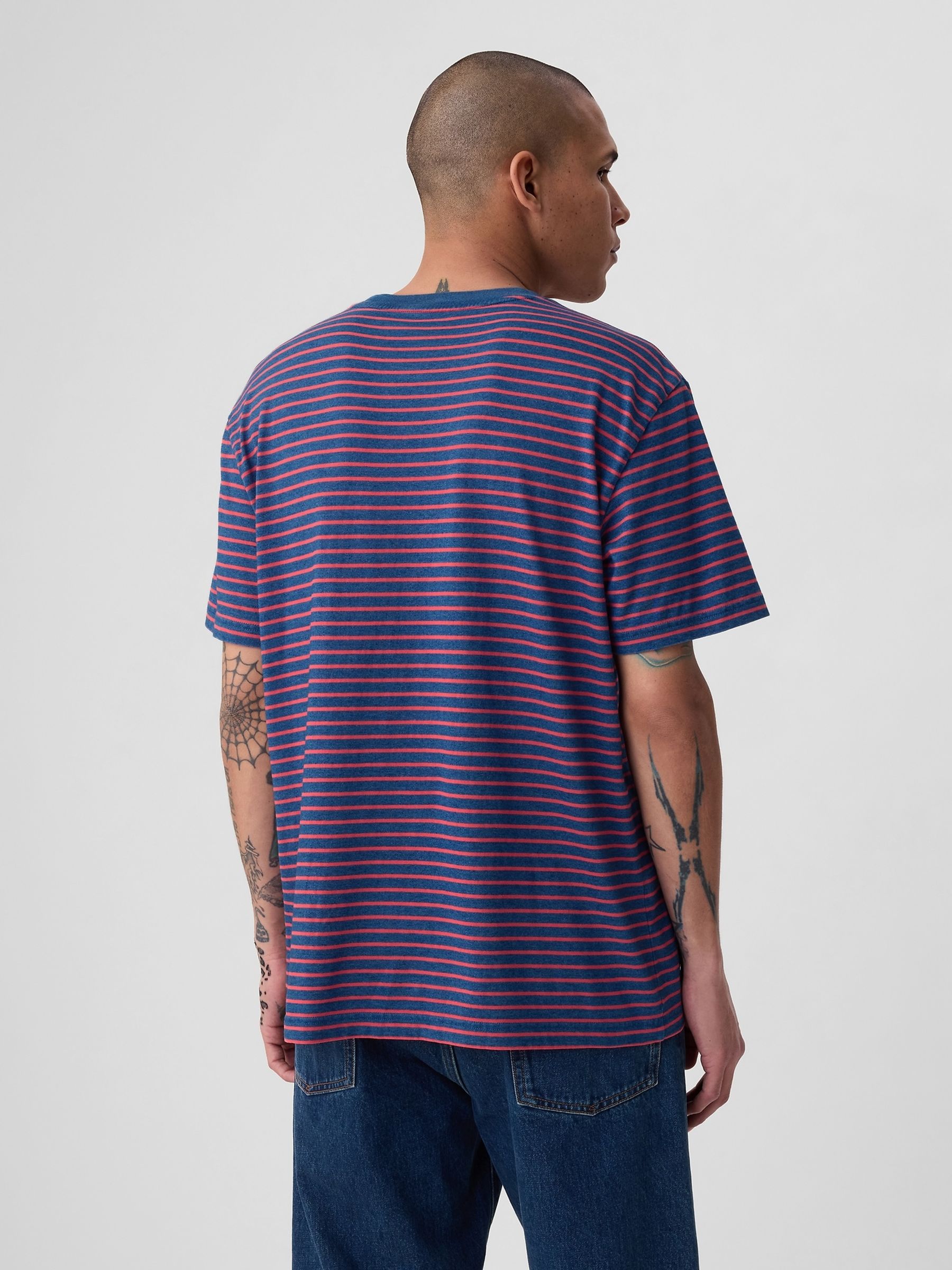 Red Crew Neck Short Sleeve T-Shirt - Image 2 of 4