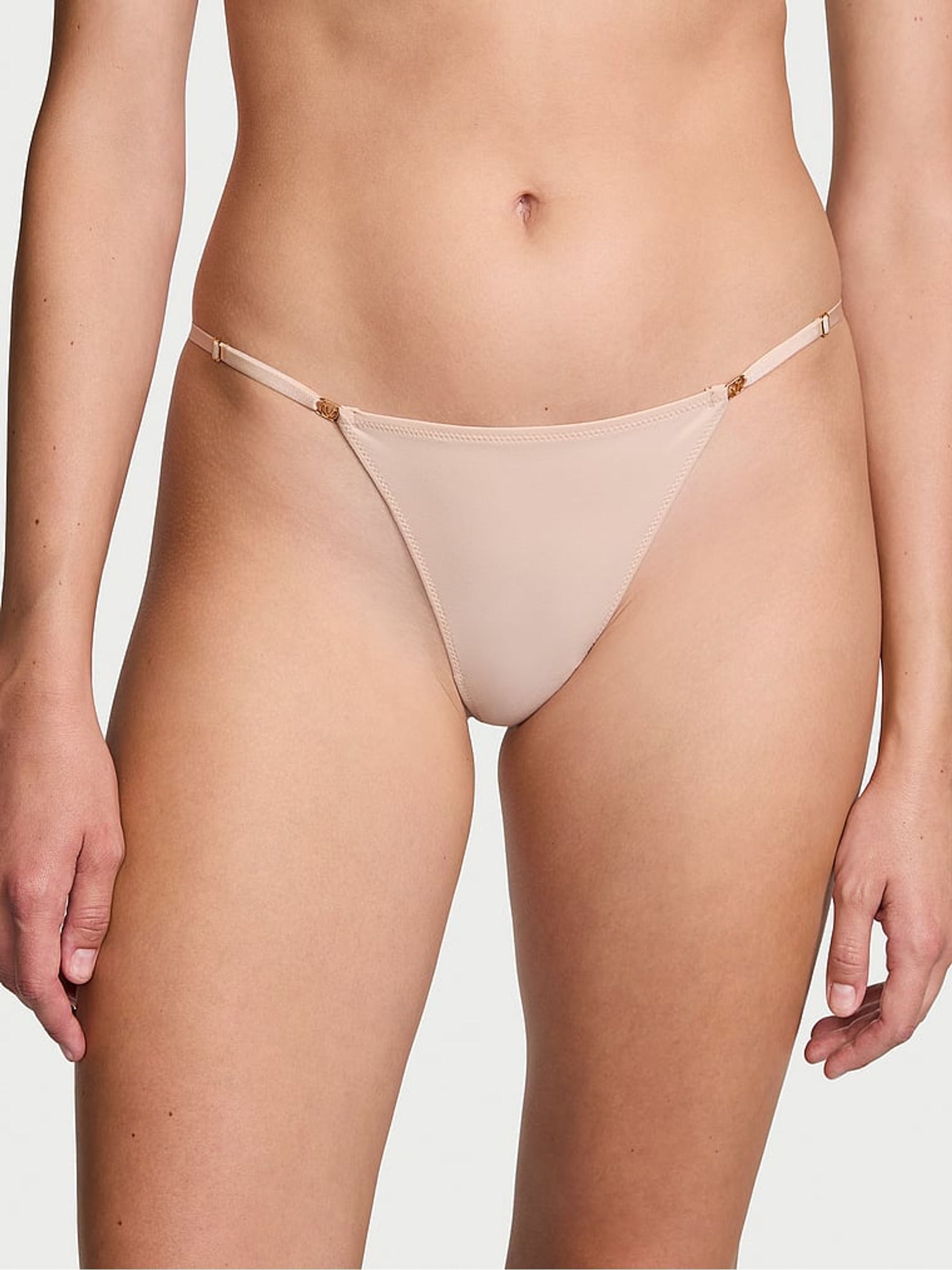 Marzipan Nude Thong Knickers - Image 1 of 4