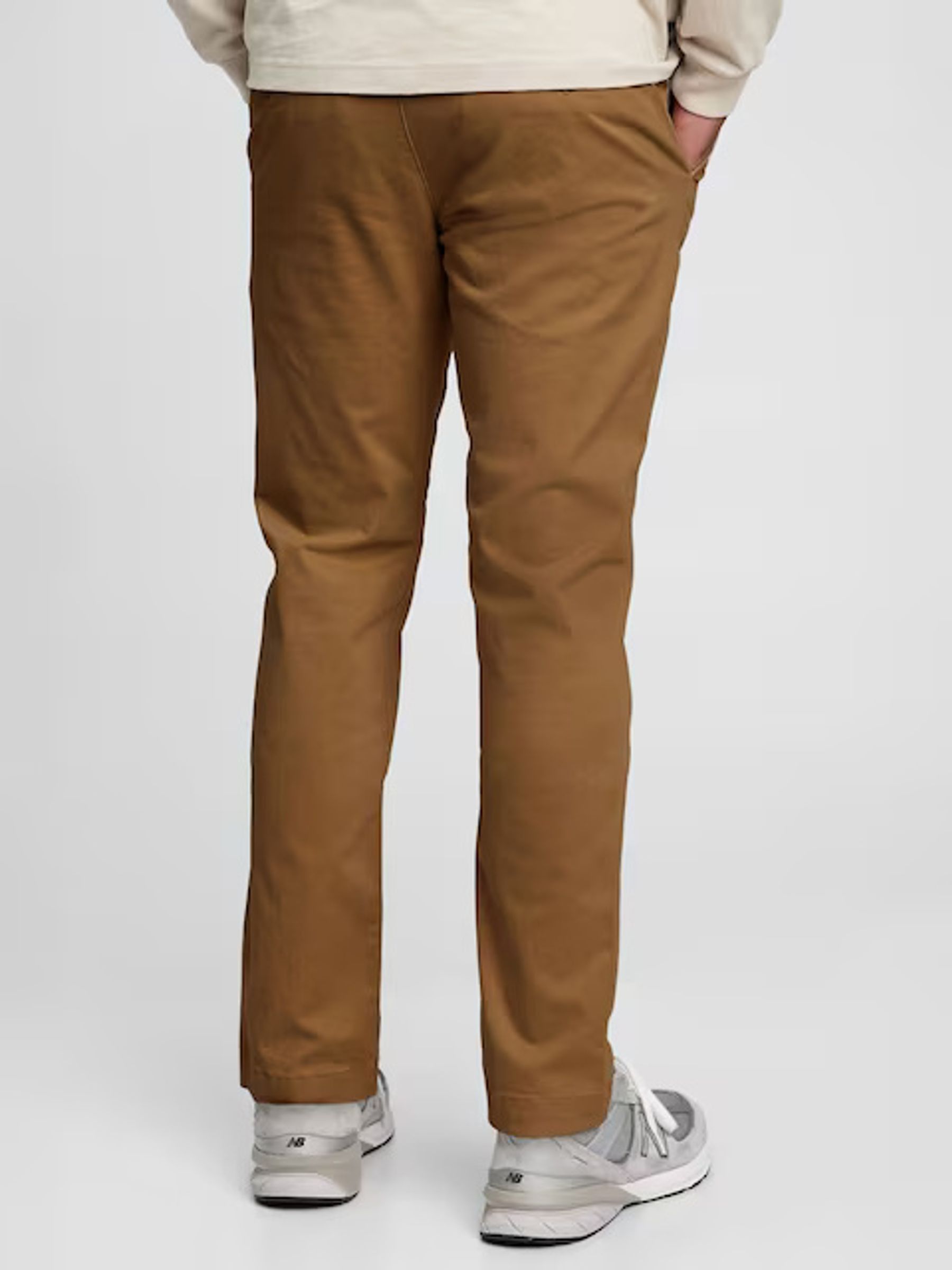 Brown Slim Fit Stretch Essential Chino Trousers - Image 2 of 9