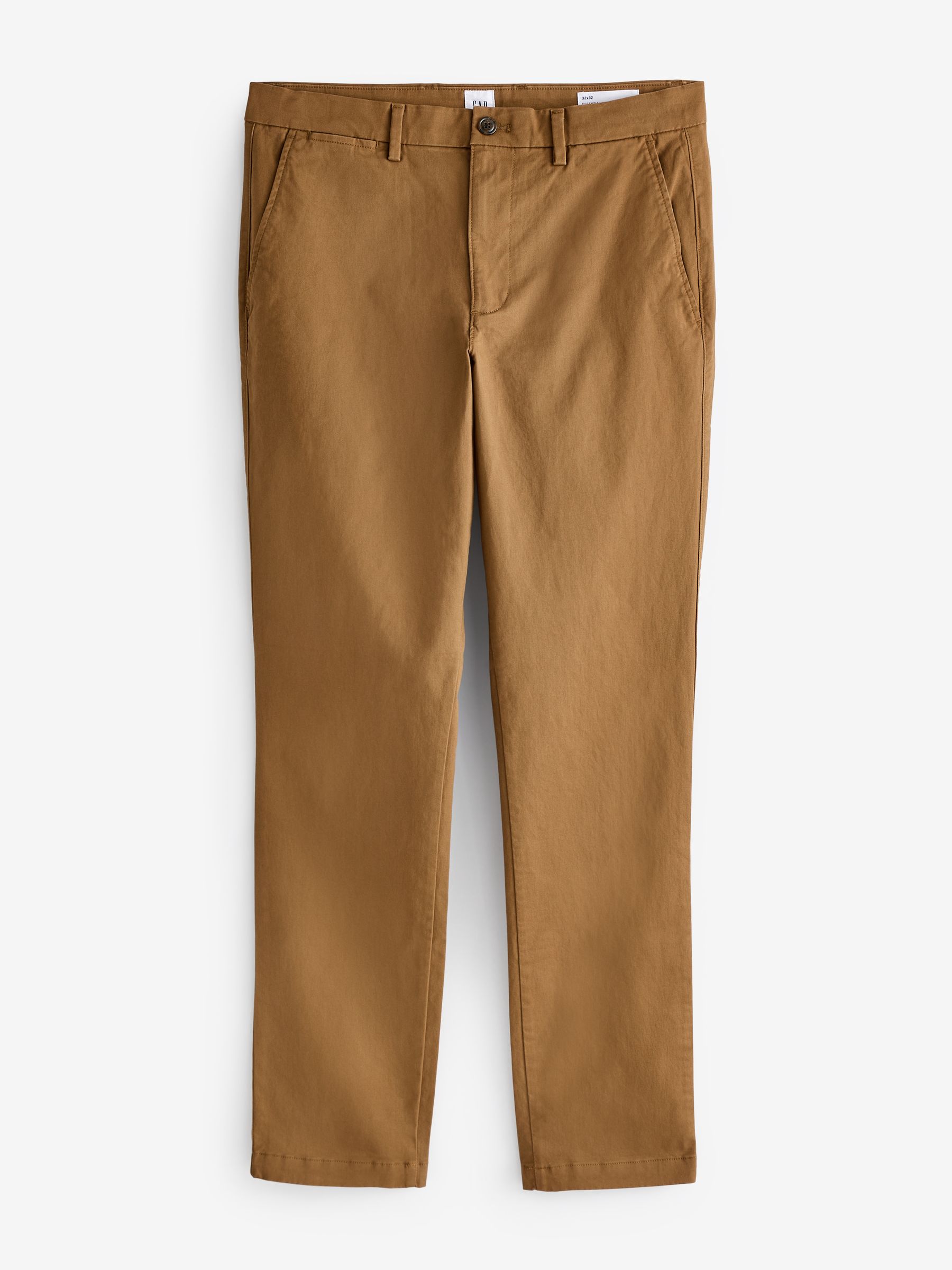 Brown Slim Fit Stretch Essential Chino Trousers - Image 5 of 9