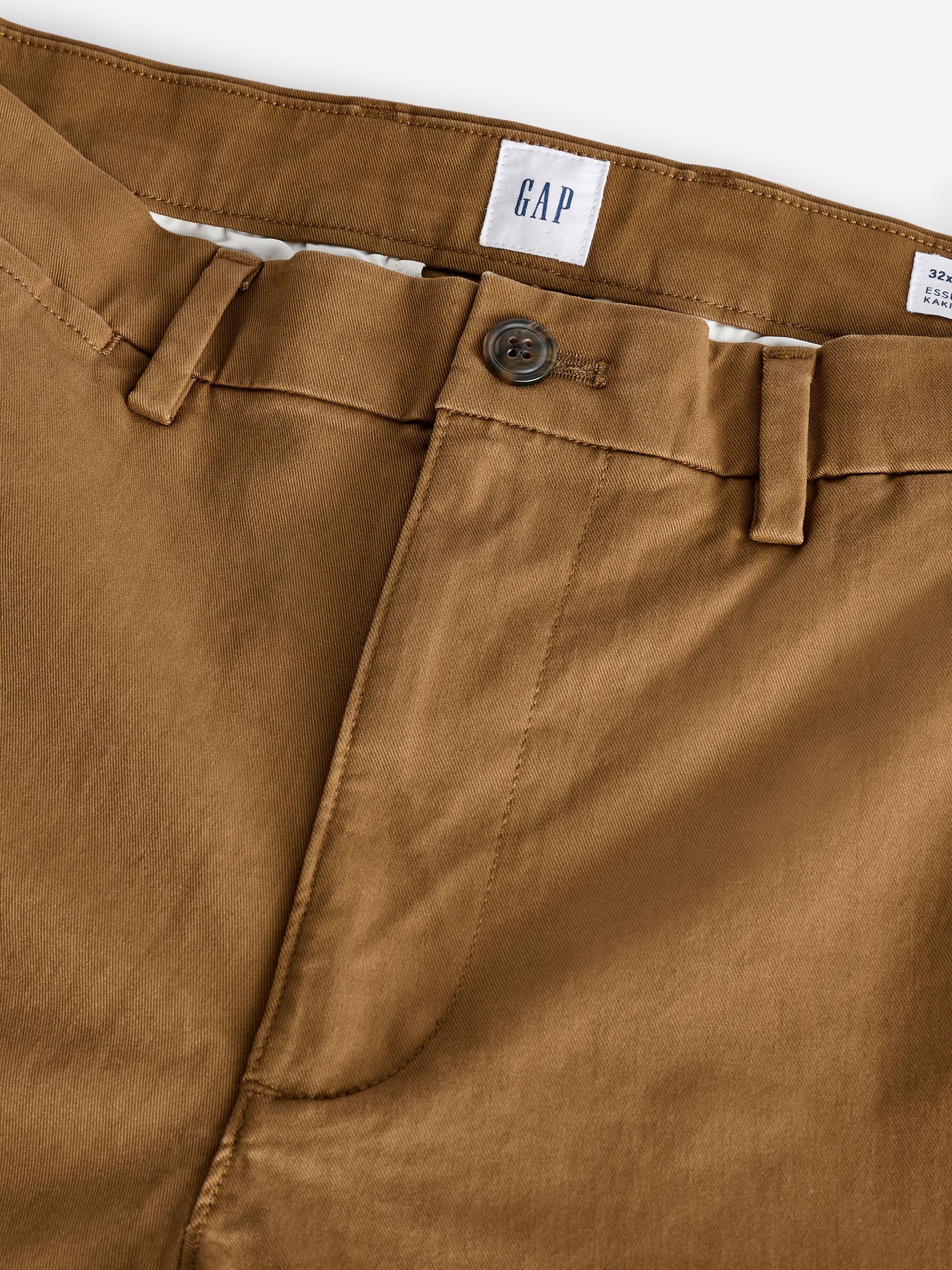 Brown Slim Fit Stretch Essential Chino Trousers - Image 7 of 9