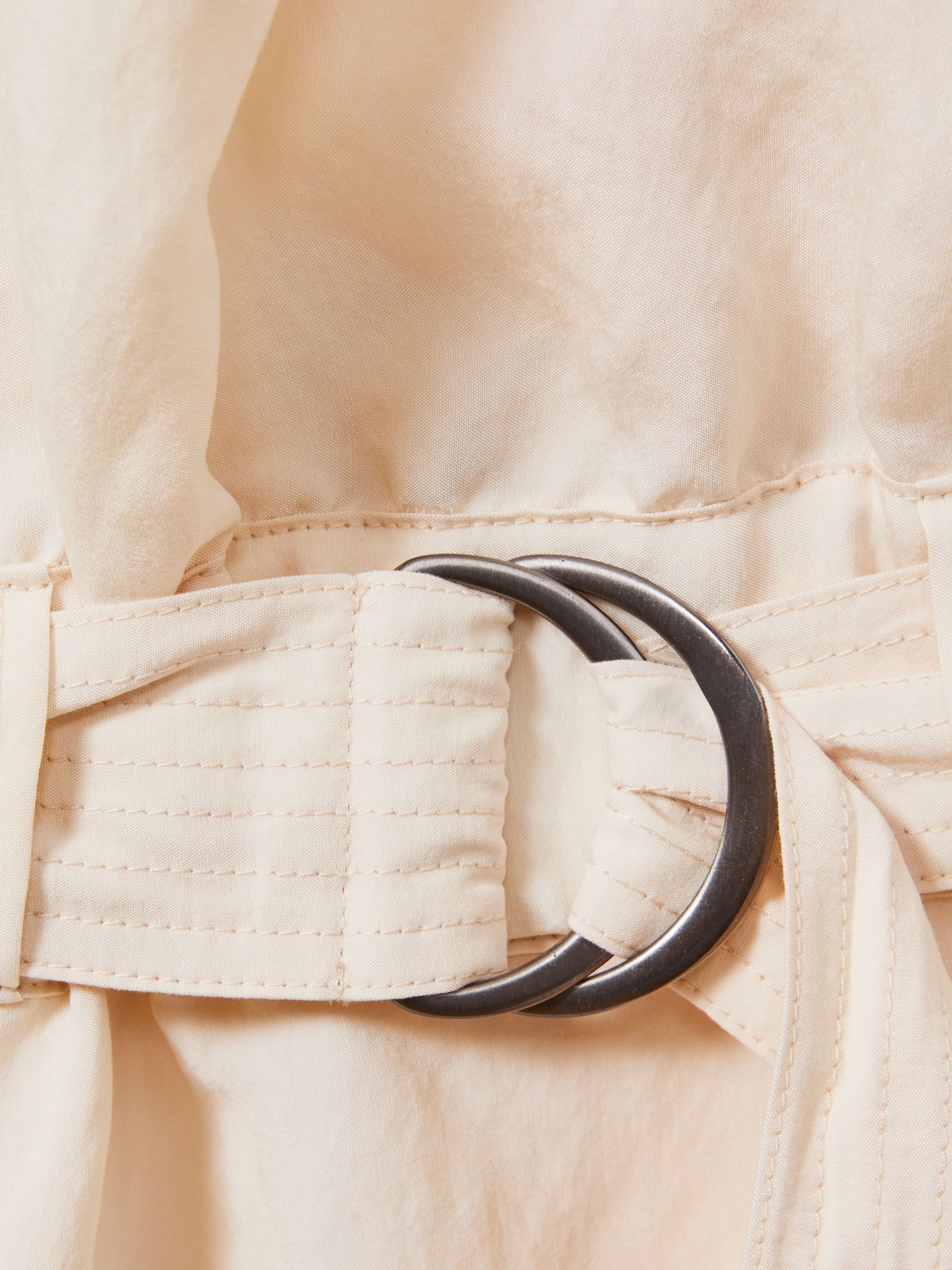 Modal Blend Parachute Midi Dress in Cream - Image 6 of 6