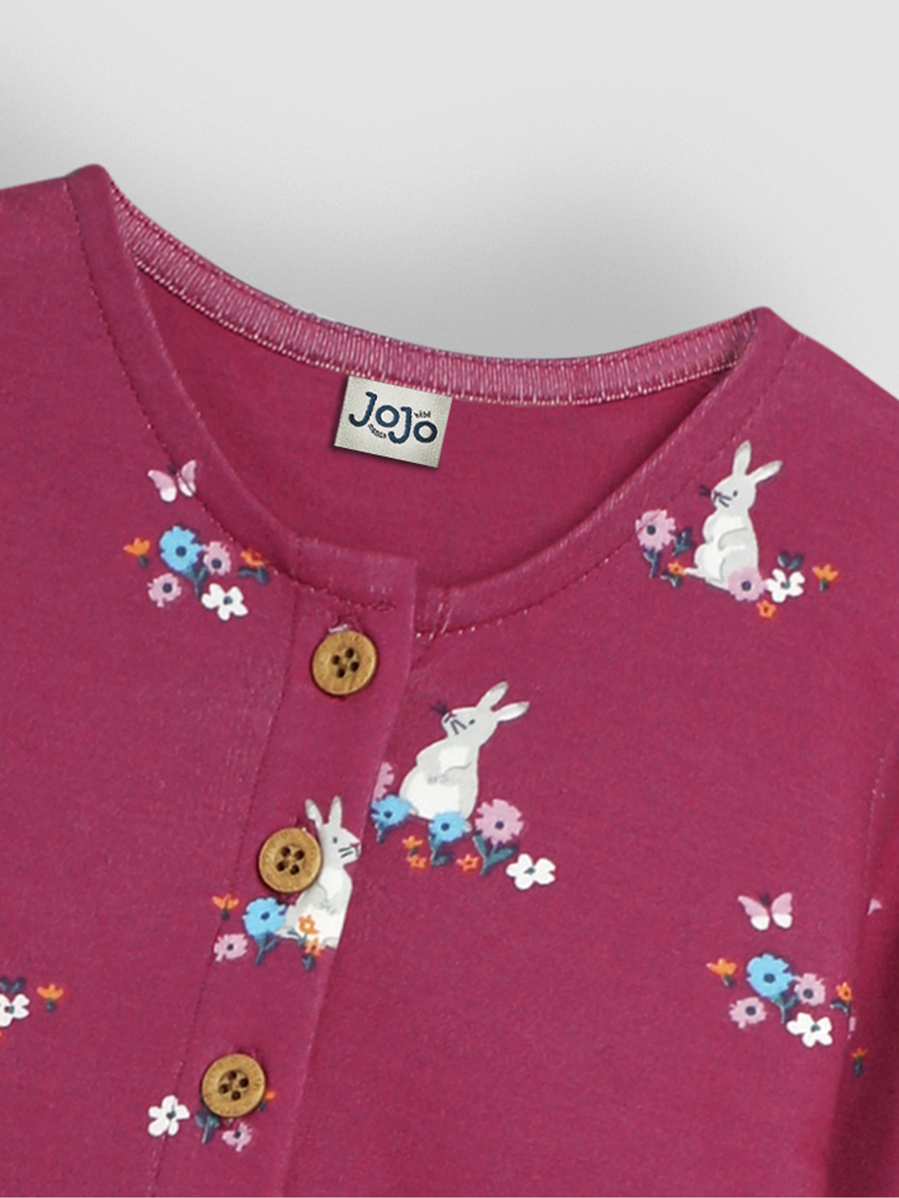 Berry Bunny and Butterfly Button Front Dress - Image 3 of 3
