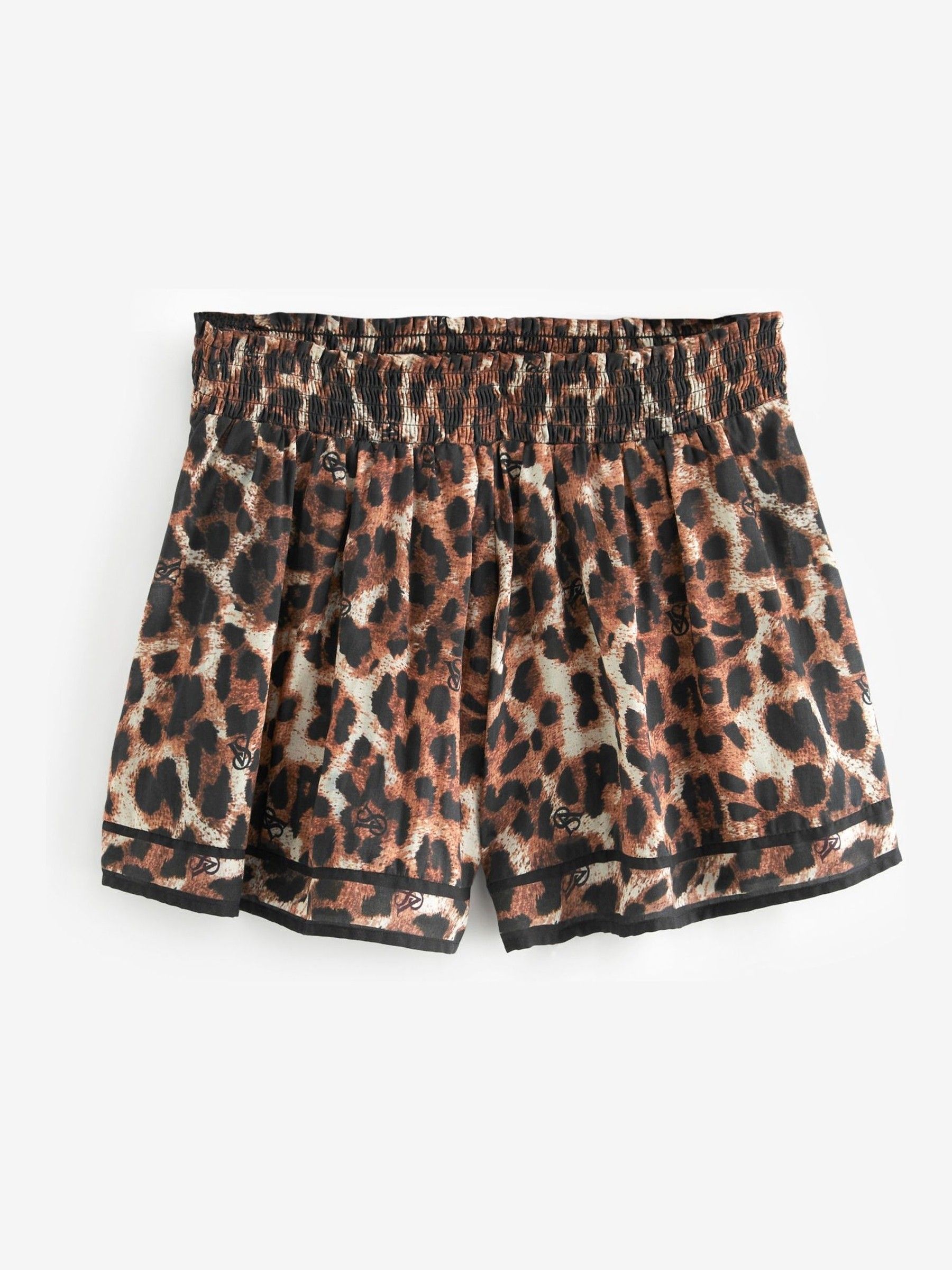Brown Leopard Shorts - Image 6 of 8