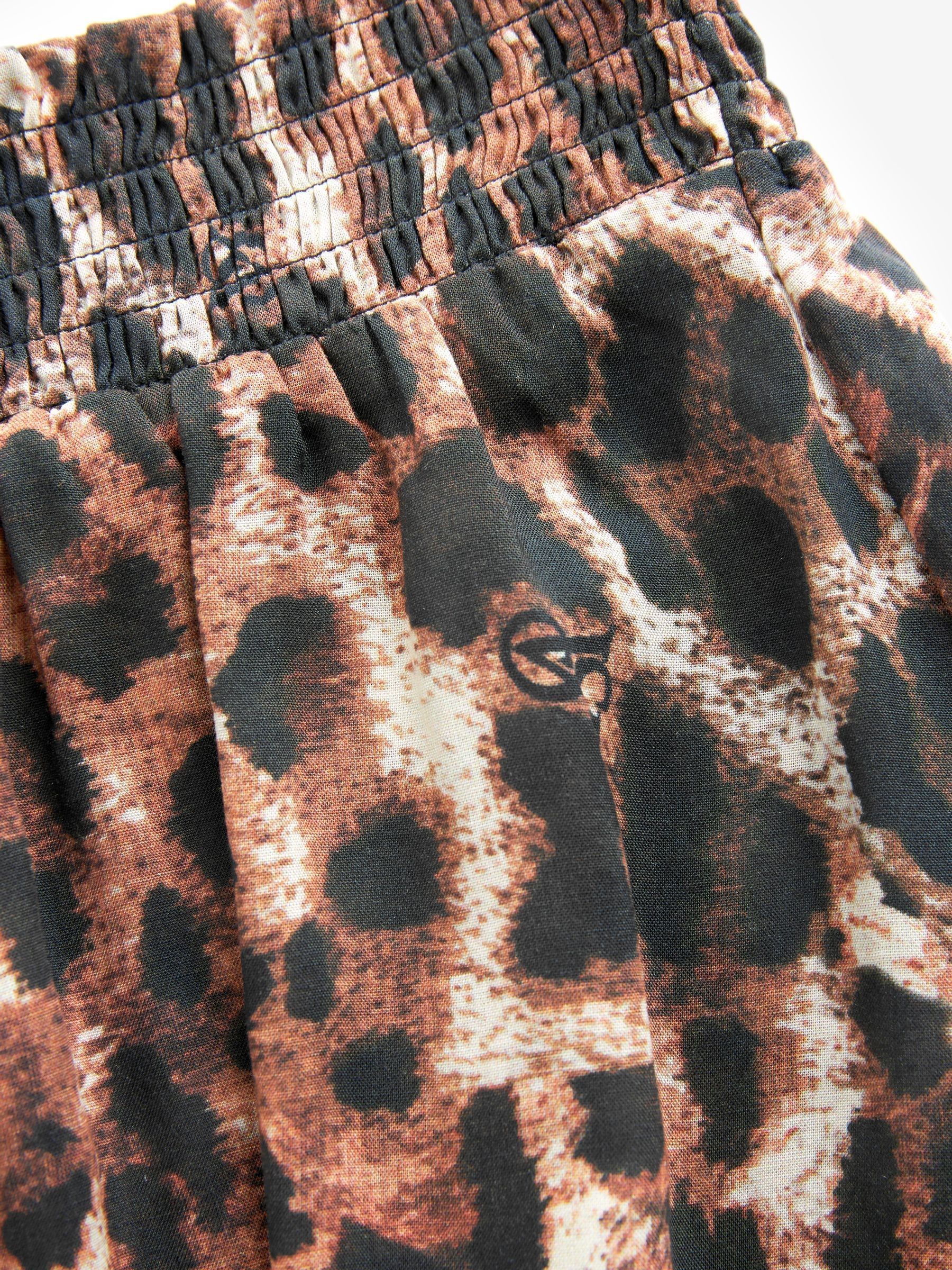 Brown Leopard Shorts - Image 7 of 8