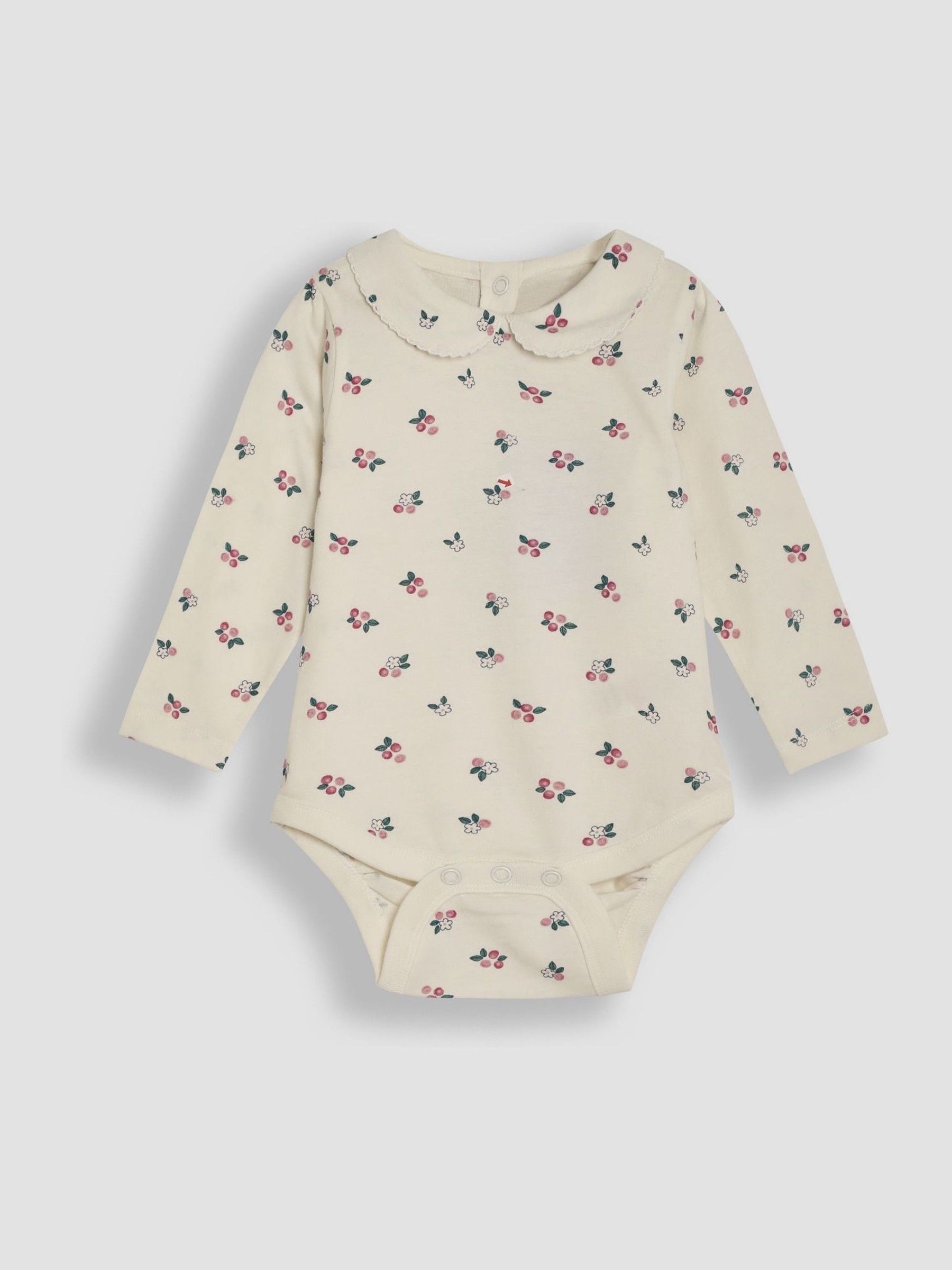 Raspberry Velour Cord Baby Dress And Body Set - Image 4 of 6