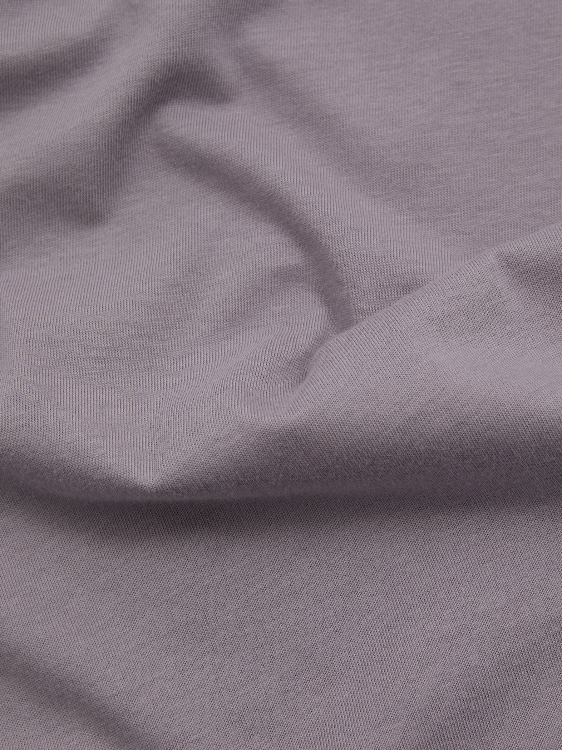 Cotton Crew Neck T-Shirt in Purple Cosmic Sky - Image 5 of 5