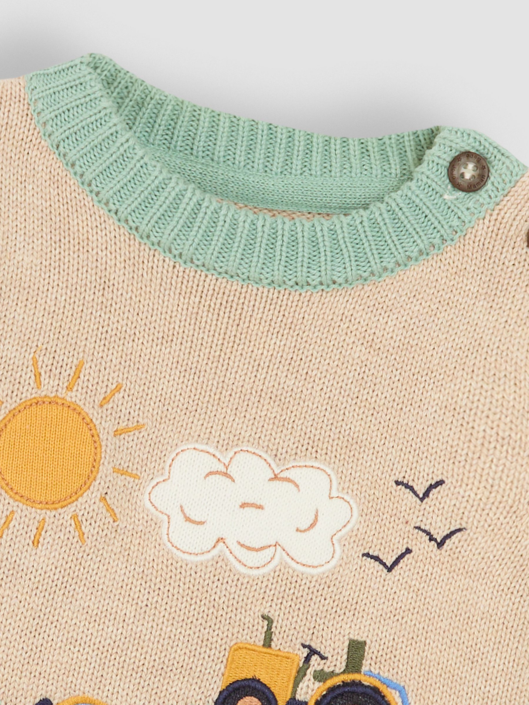 Green Farm Button Detail Jumper - Image 7 of 7