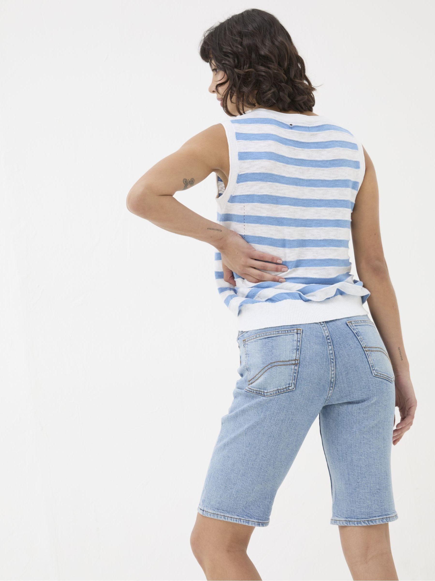 Bisley Blue Denim Bermuda Shorts - Image 2 of 4