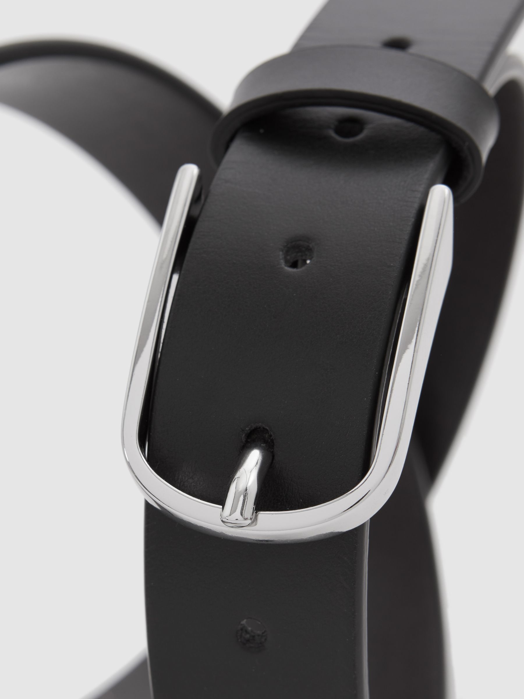 Carrie Black Leather Belt - Image 4 of 4