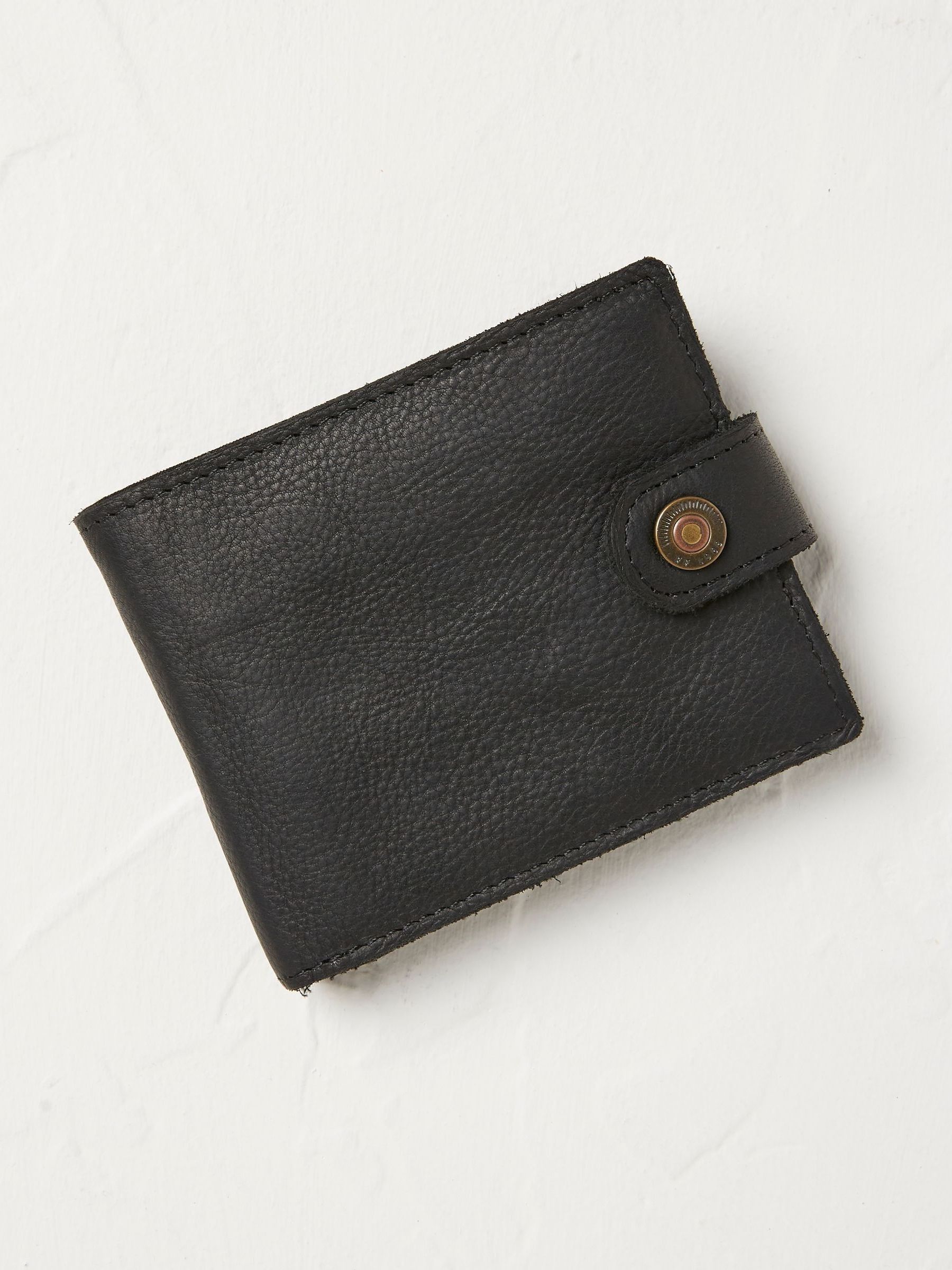 Black Multi Compartment Leather Wallet - Image 1 of 2