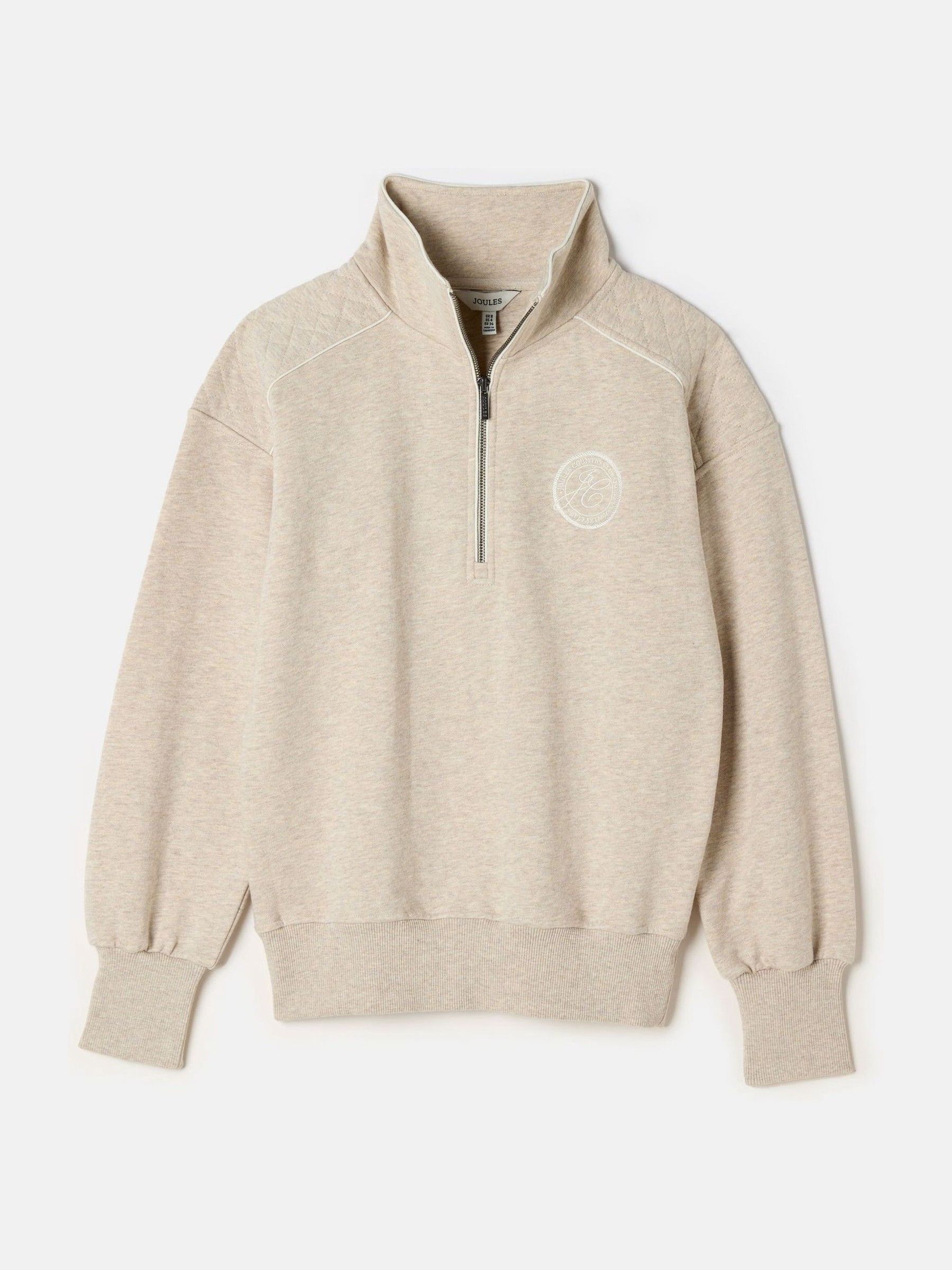 Racquet Cream Half Zip Sweatshirt - Image 6 of 6