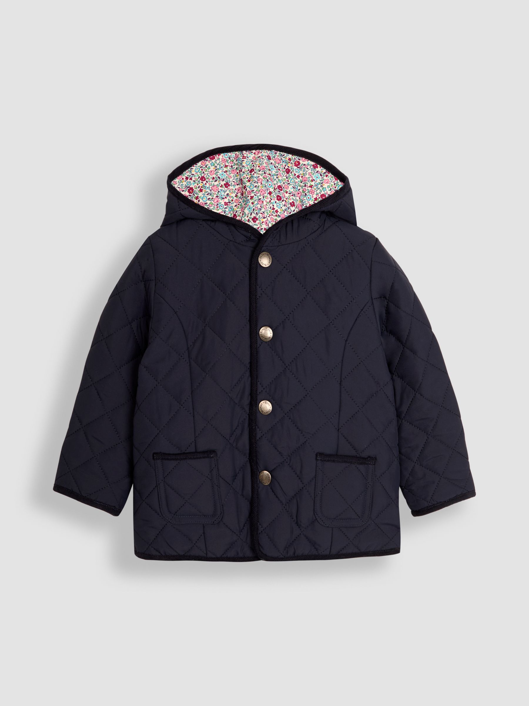Navy Reversible Quilted Jacket - Image 2 of 7