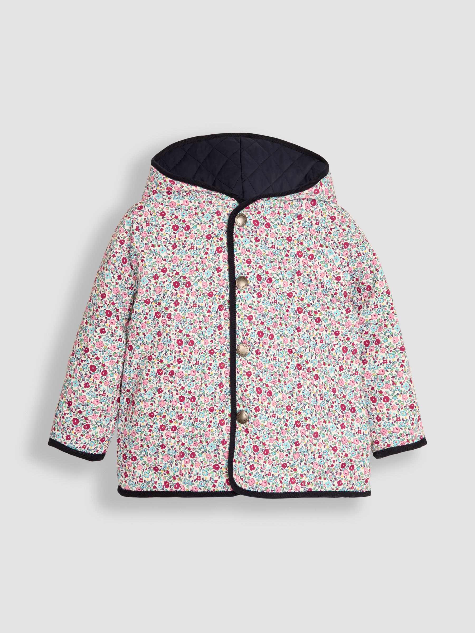 Navy Reversible Quilted Jacket - Image 4 of 7