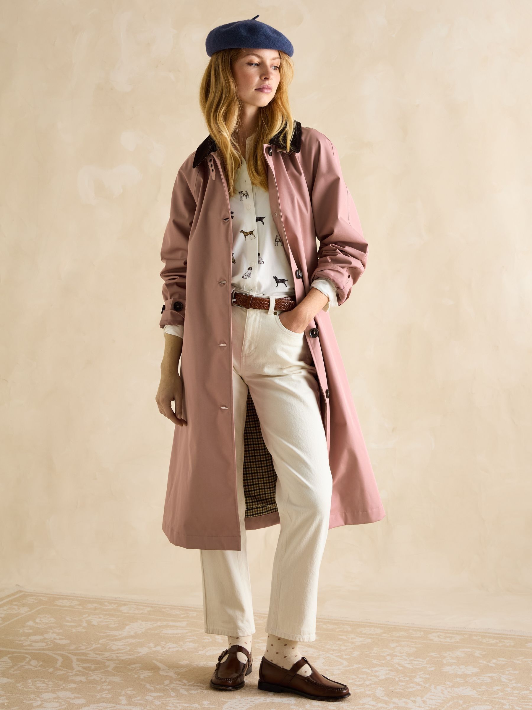 Cream Dogs Joules X Eleanor Tomlinson Jersey Shirt - Image 3 of 6