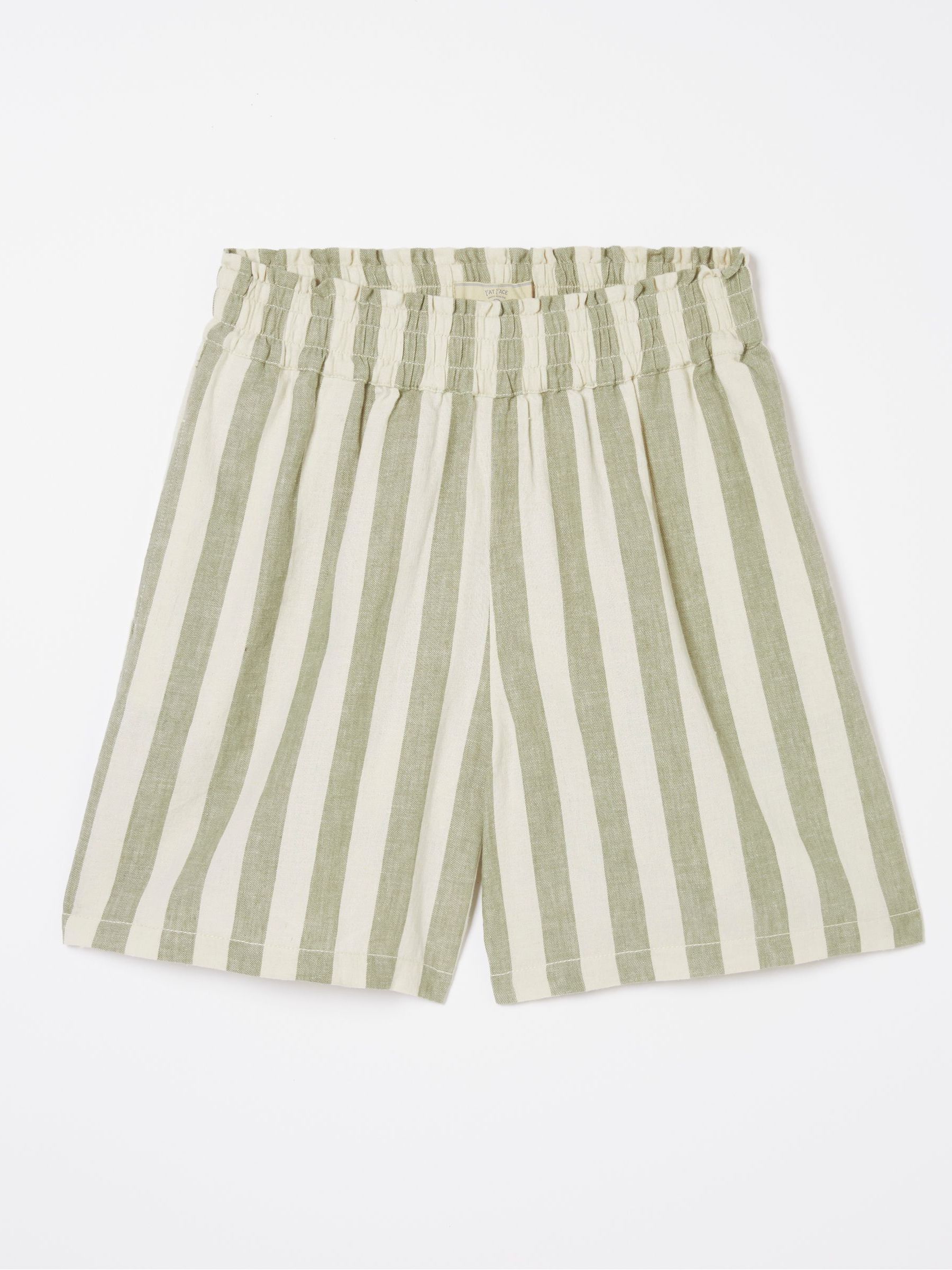 Tadley Green Stripe Linen Blend Shorts - Image 5 of 5