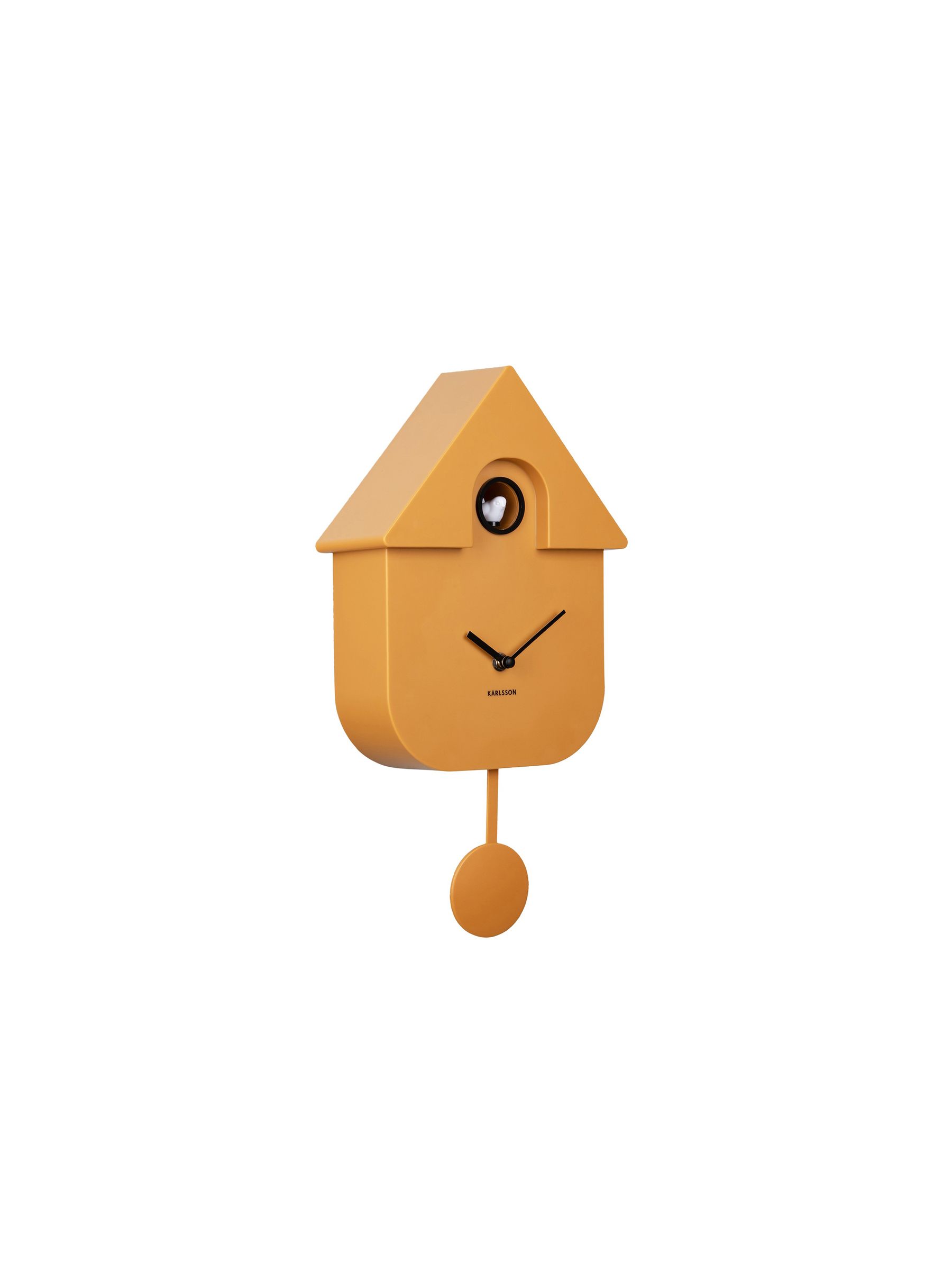 Karlsson Ochre Yellow Modern Cuckoo ABS Wall Clock - Image 2 of 3