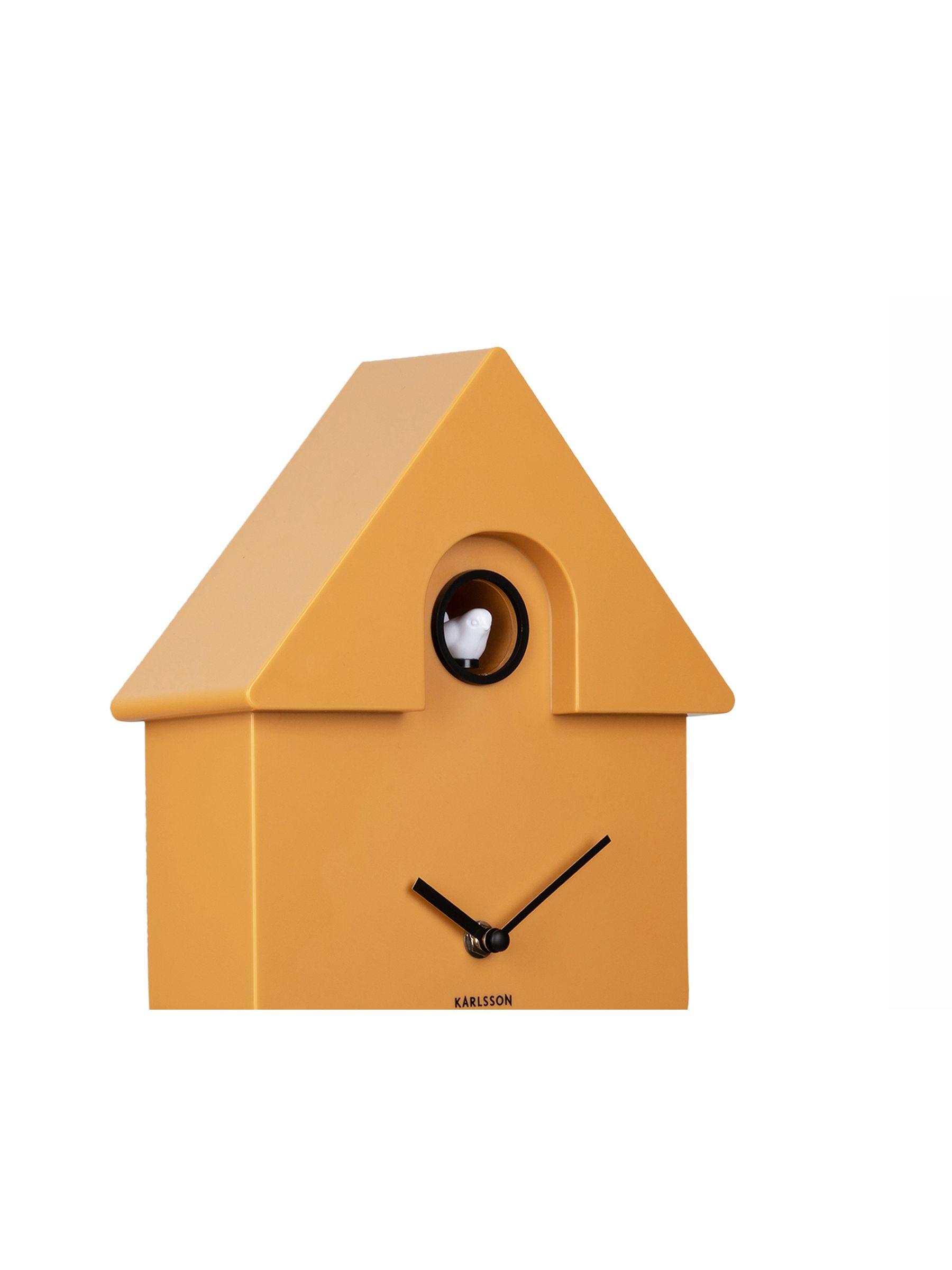 Karlsson Ochre Yellow Modern Cuckoo ABS Wall Clock - Image 3 of 3