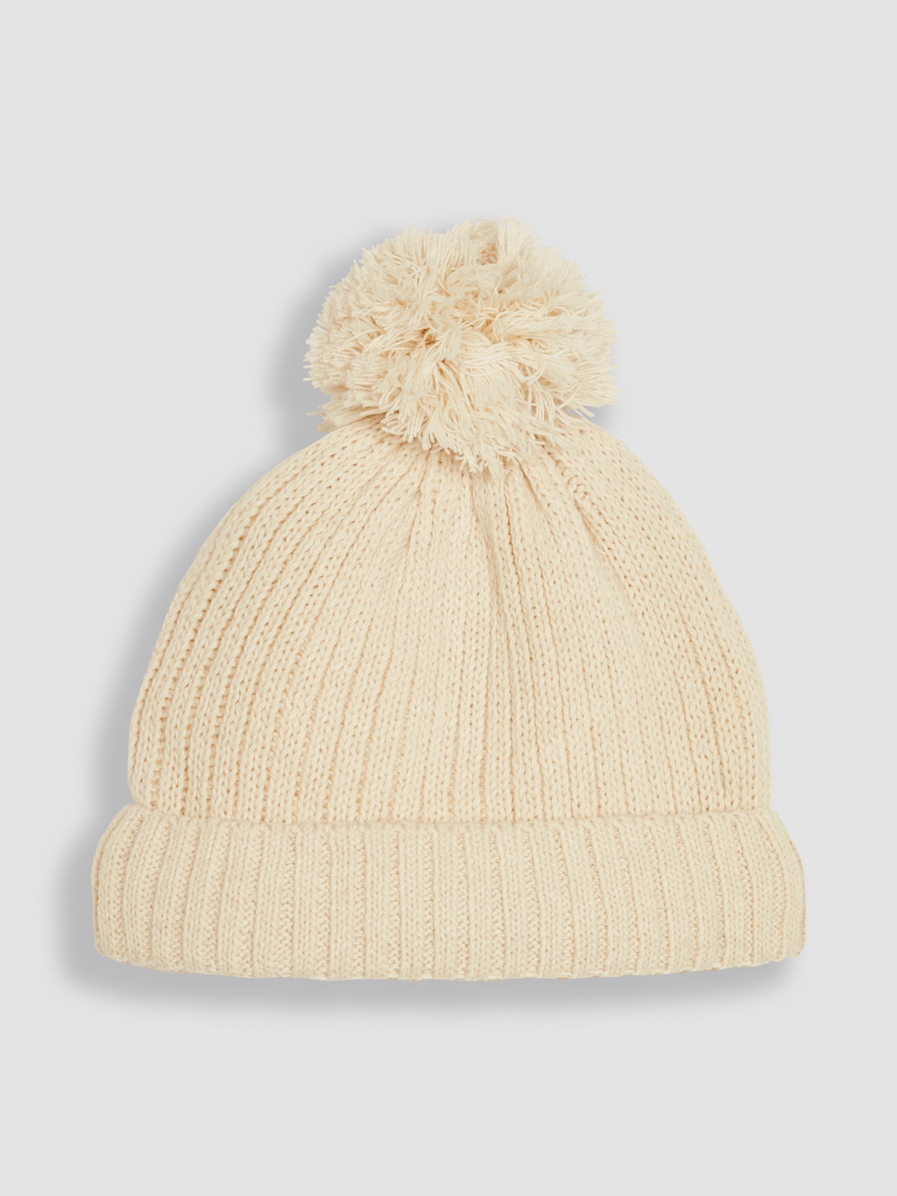 Cream Rib Hat & Gloves Set - Image 2 of 4