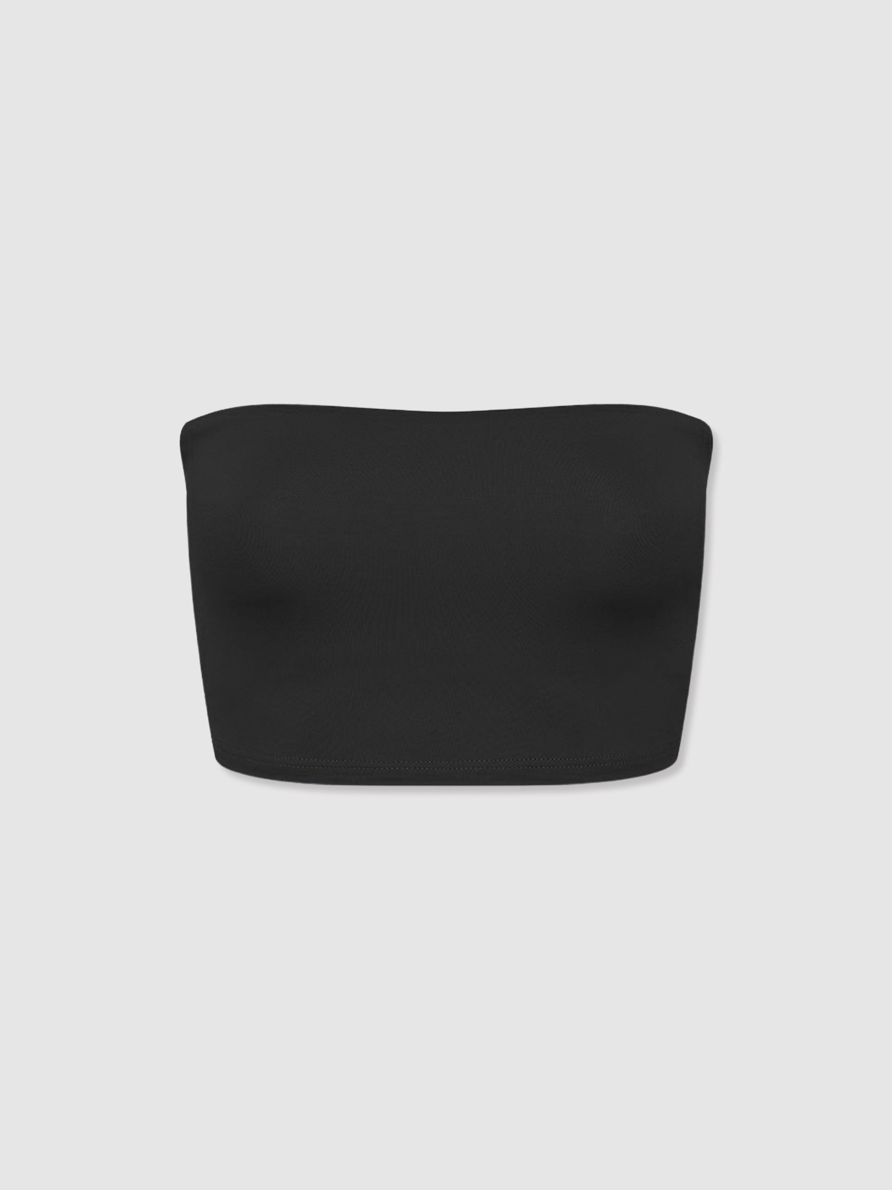 Bondi Born Removable Strap Bandeau Bikini Top in Black - Image 3 of 4