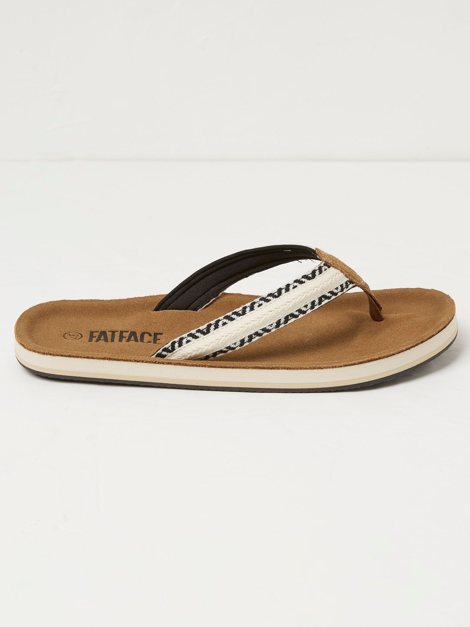 Natural Somerton Flip Flops - Image 1 of 3 Natural Somerton Flip Flops - Image 1 of 3