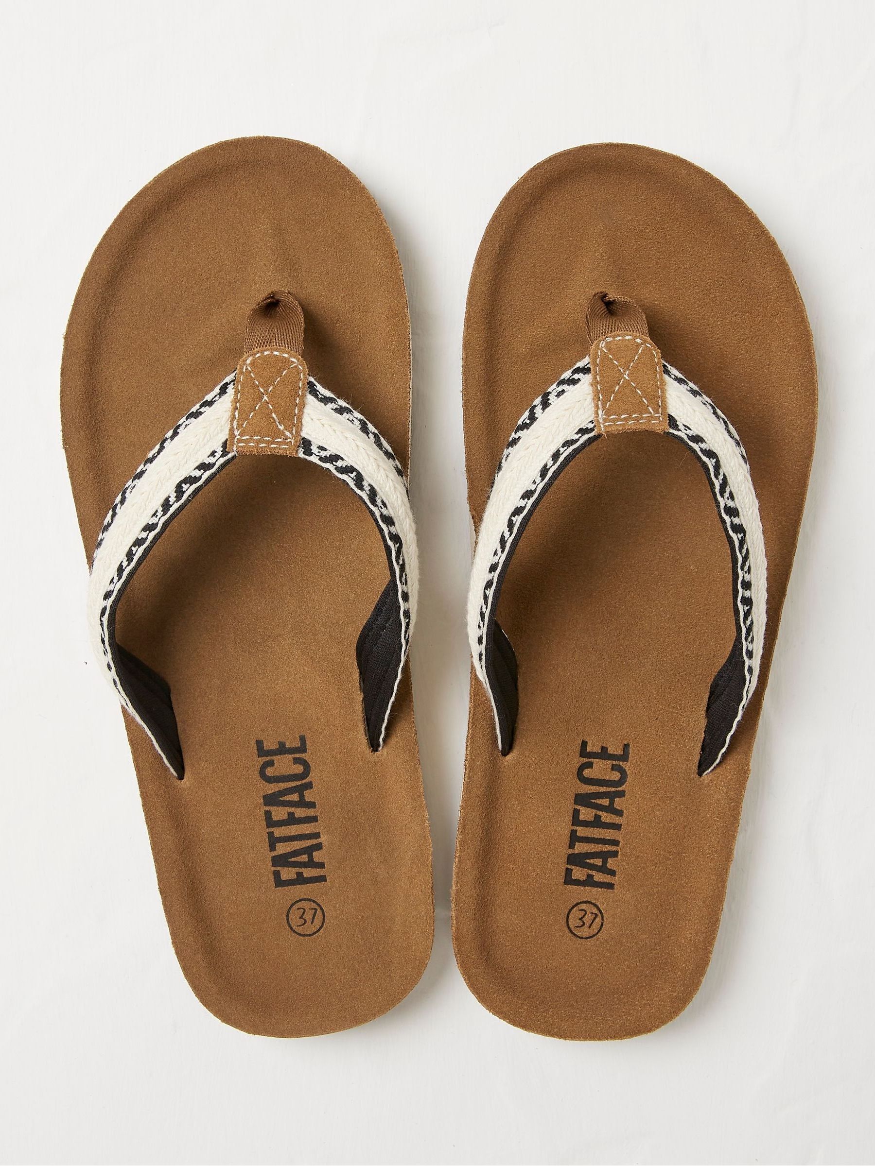 Natural Somerton Flip Flops - Image 2 of 3