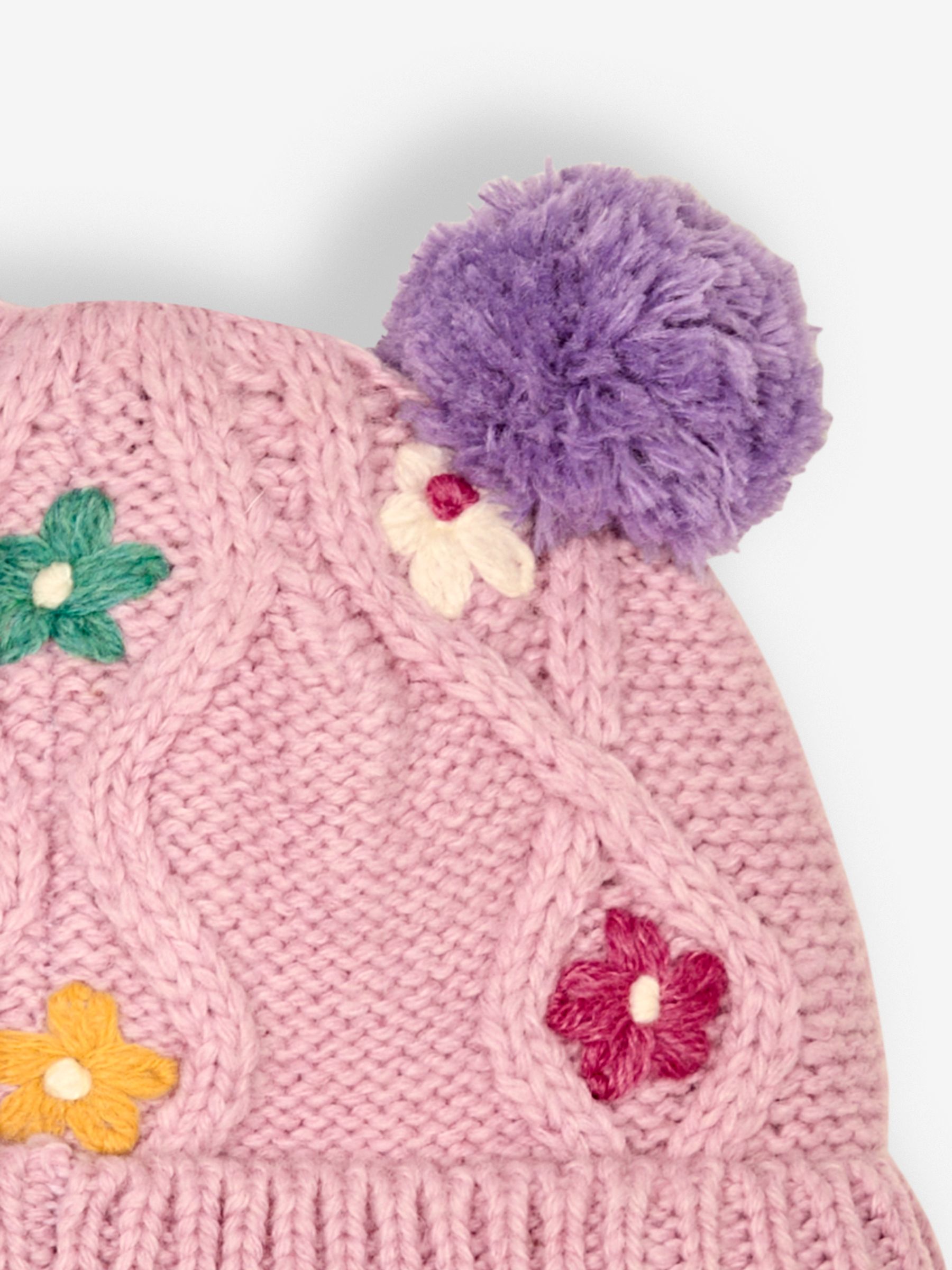 Pink Embroidered Hat - Image 3 of 3