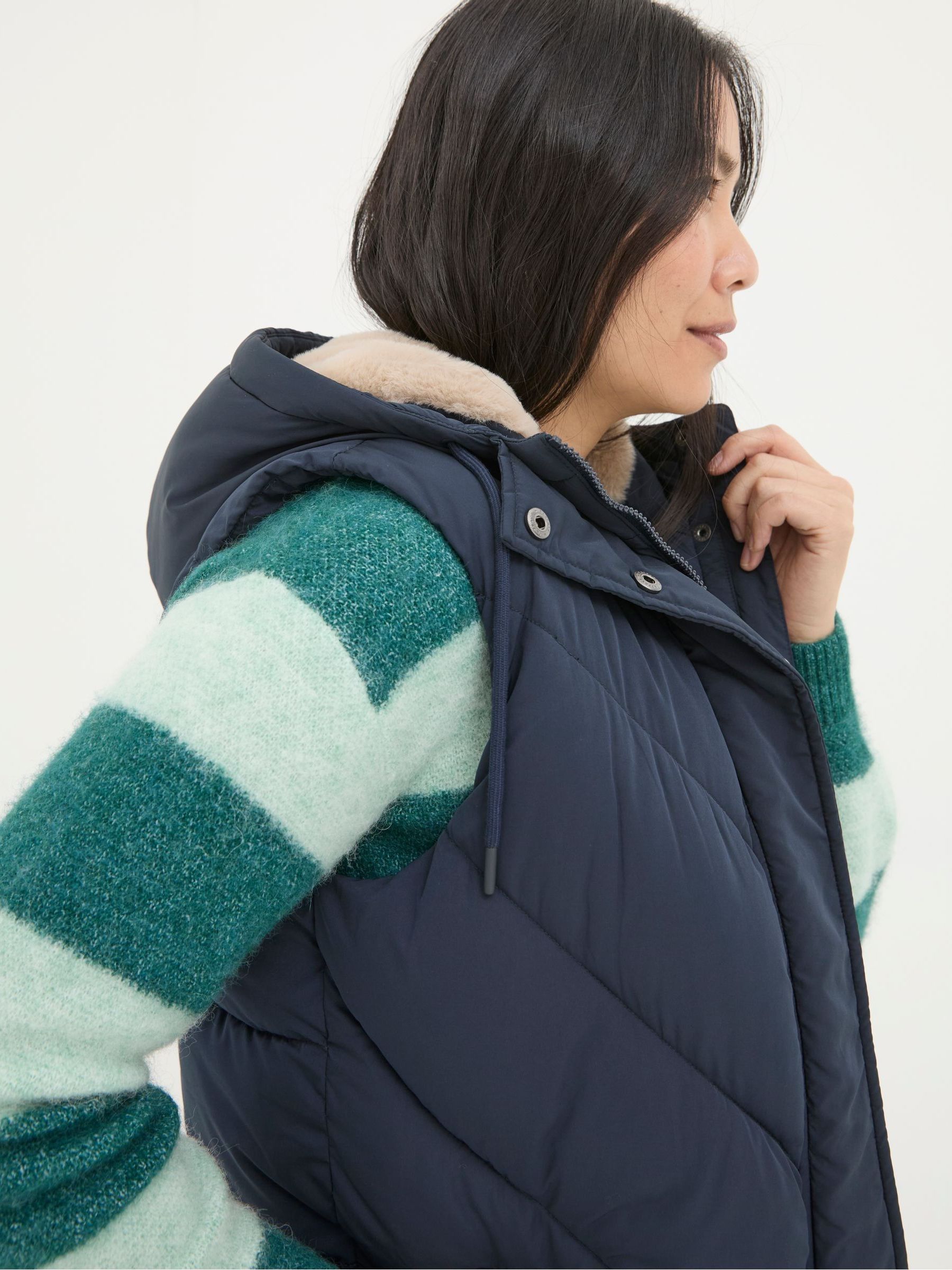 Gem Navy Puffer Gilet - Image 4 of 5