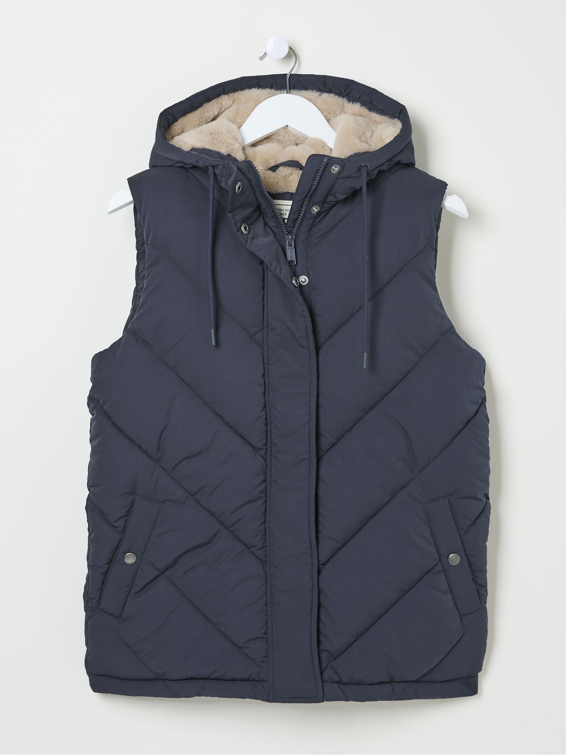 Gem Navy Puffer Gilet - Image 5 of 5