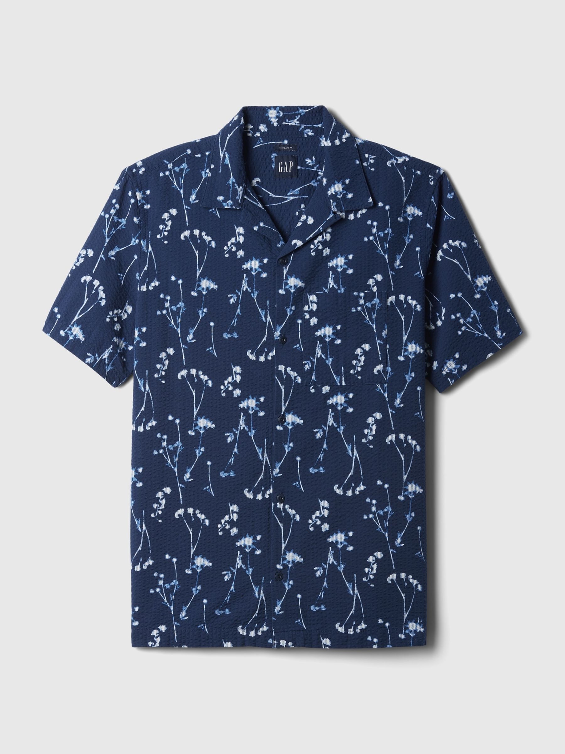 Blue Oxford Short Sleeve Shirt - Image 4 of 4