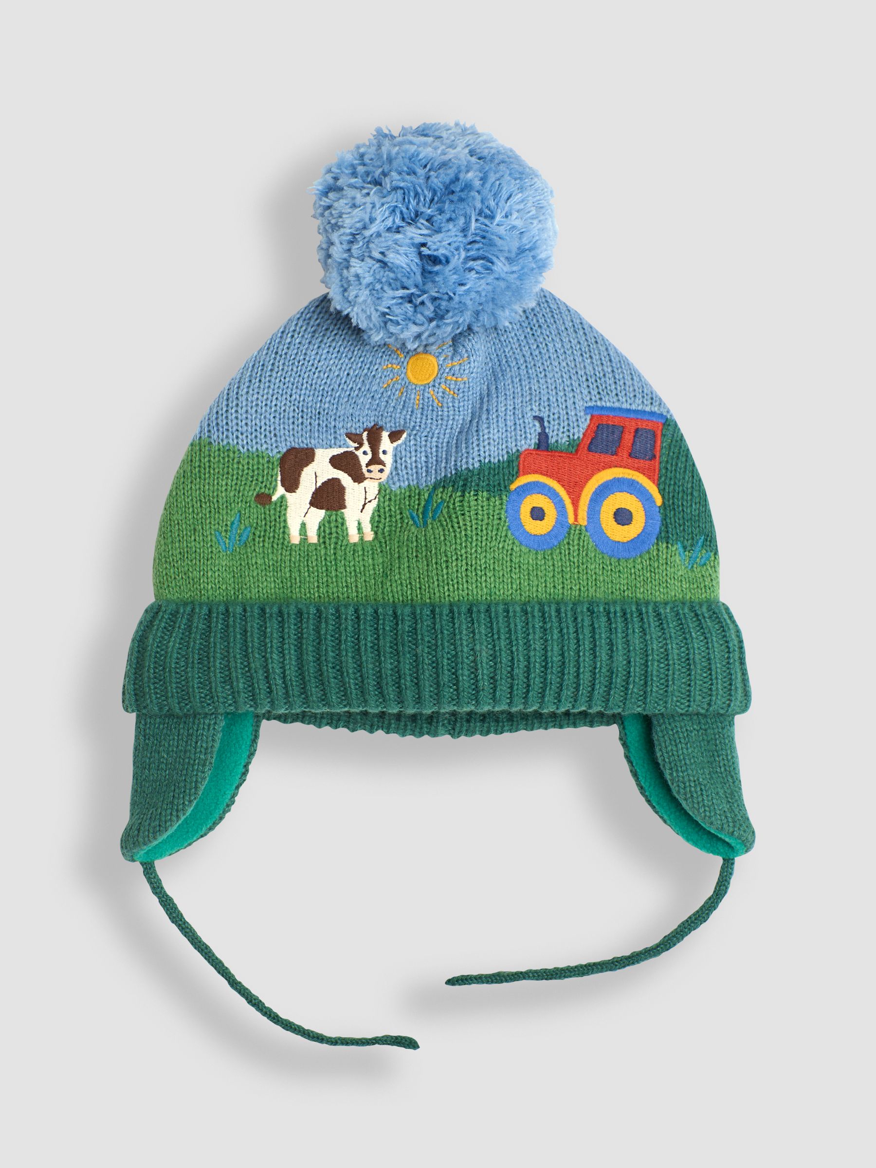 Blue Tractor Scene Hat - Image 1 of 3
