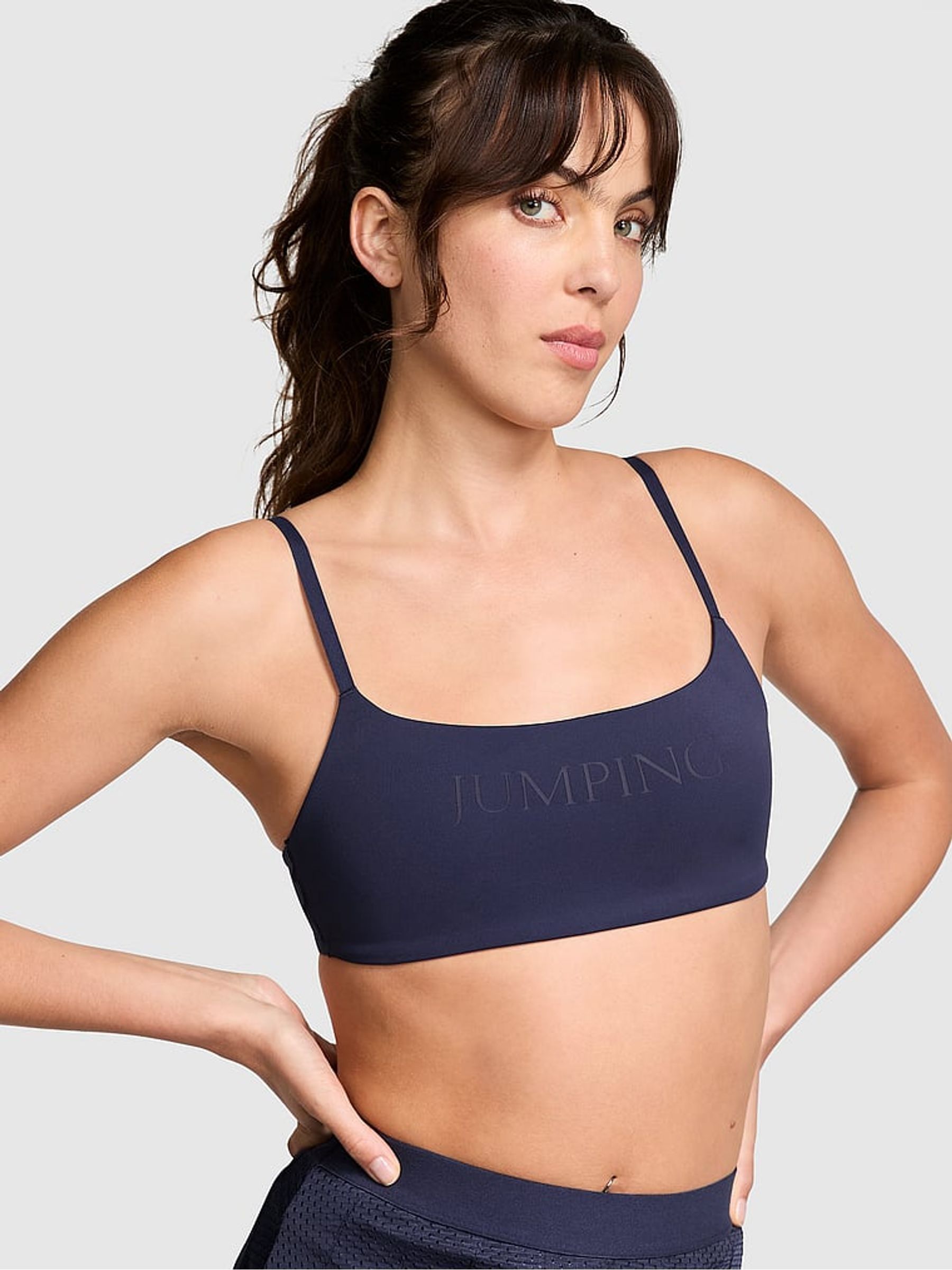 Midnight Navy Blue Relay Sports Bra - Image 1 of 3