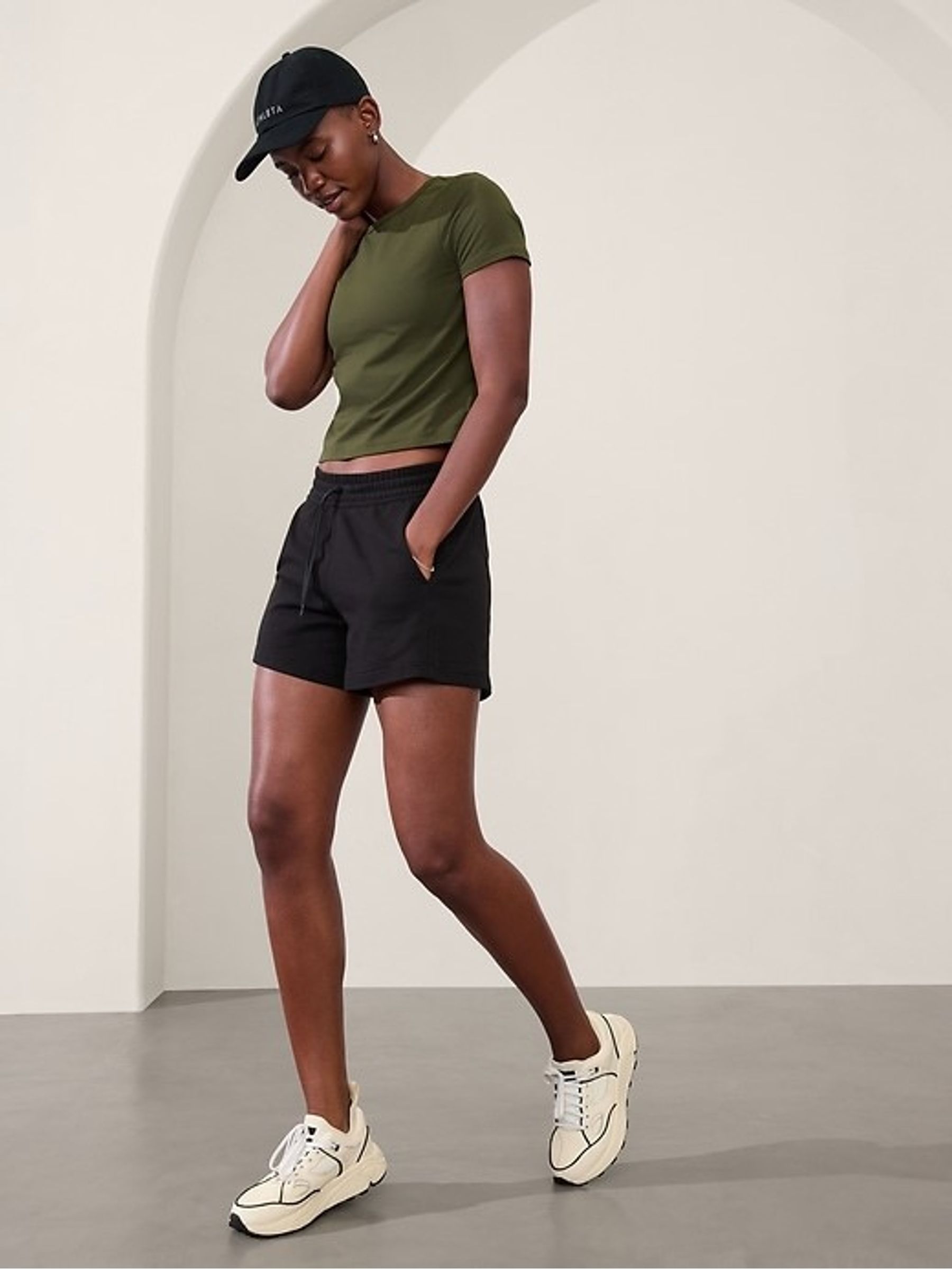 Athleta Green Essential T-Shirt - Image 1 of 2
