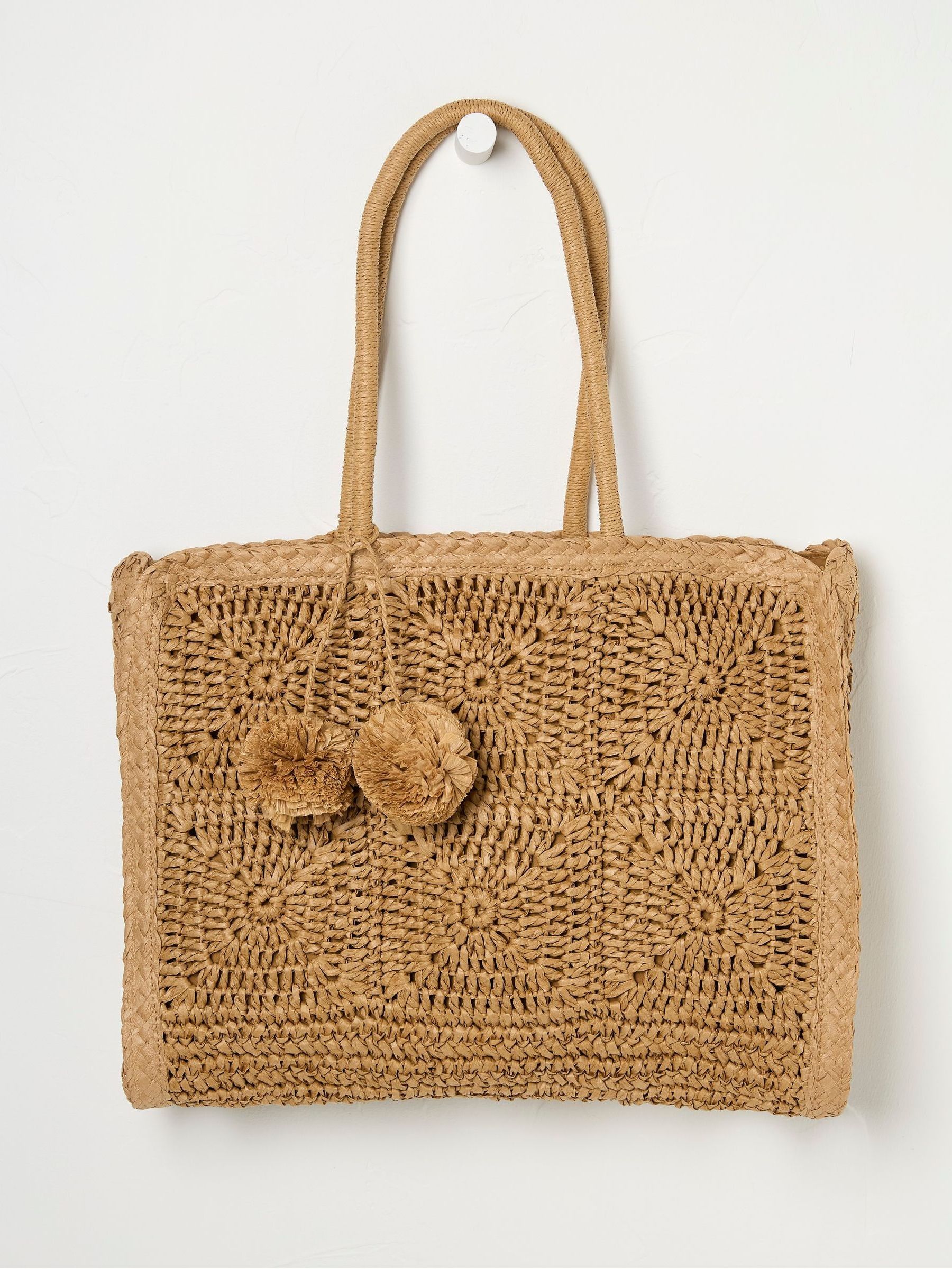Natural Straw Bag - Image 1 of 2