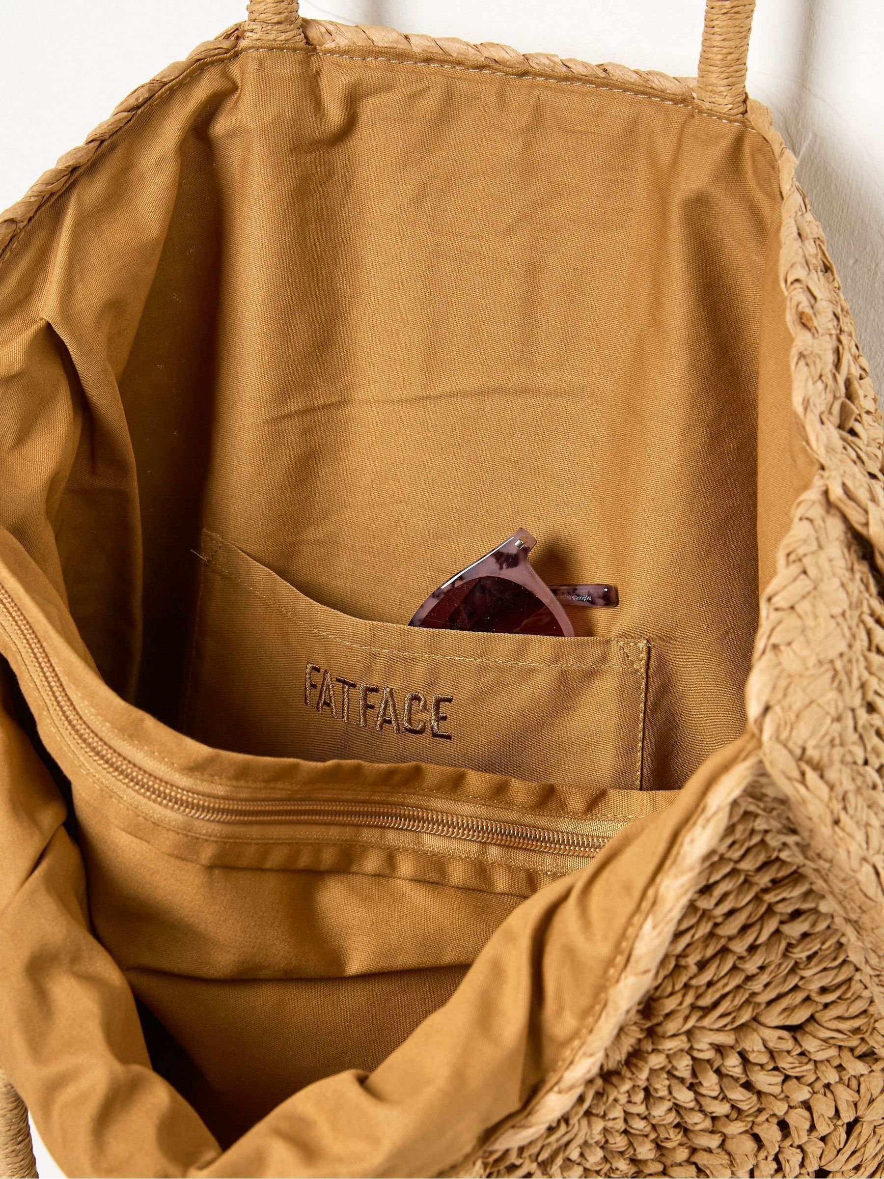 Natural Straw Bag - Image 2 of 2