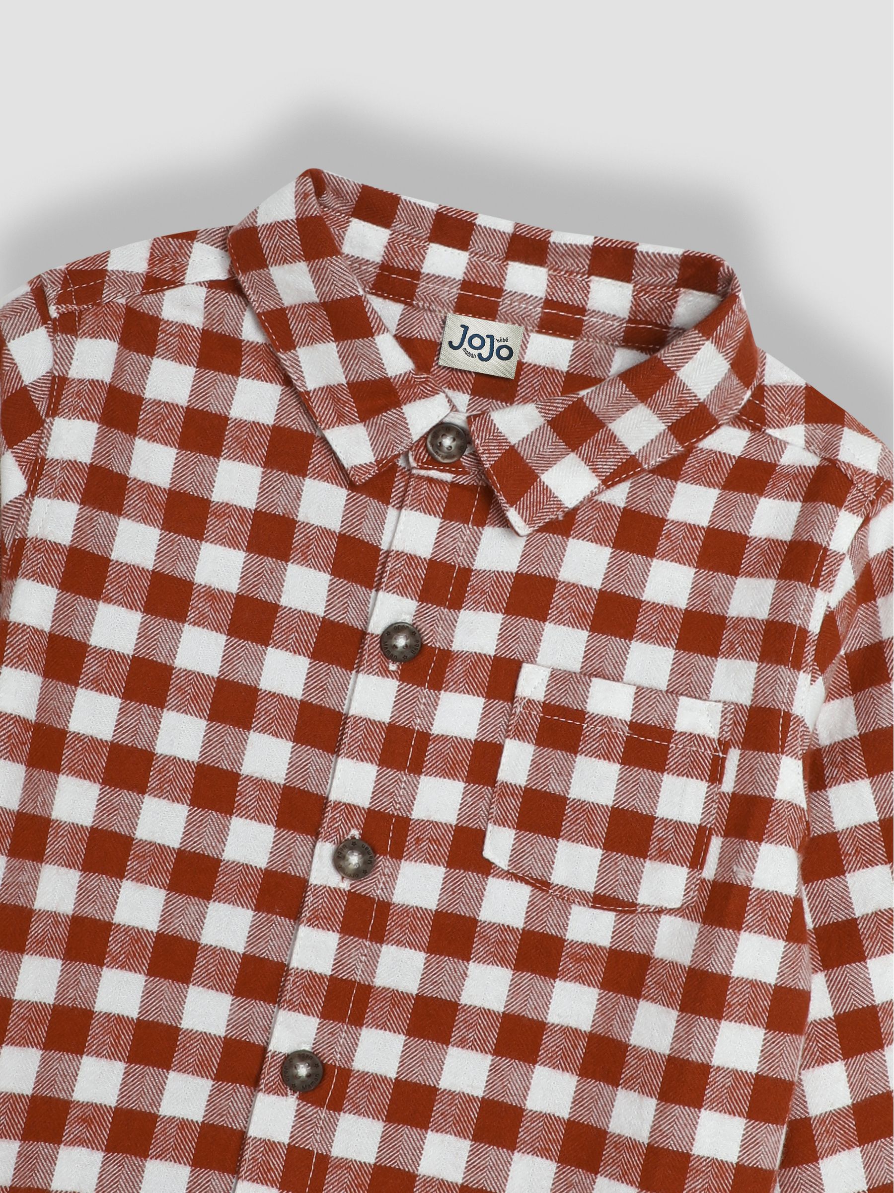 Rust Gingham Shirt - Image 3 of 3