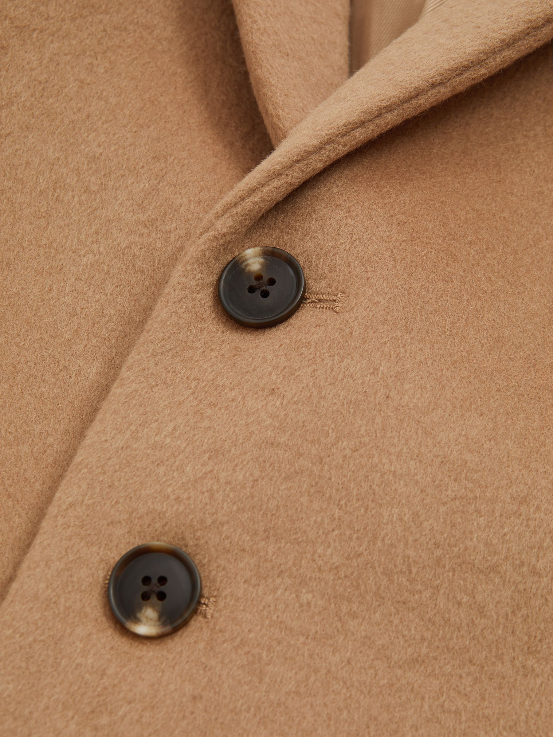 9-13 yrs Single Breasted Overcoat in Camel - Image 4 of 4