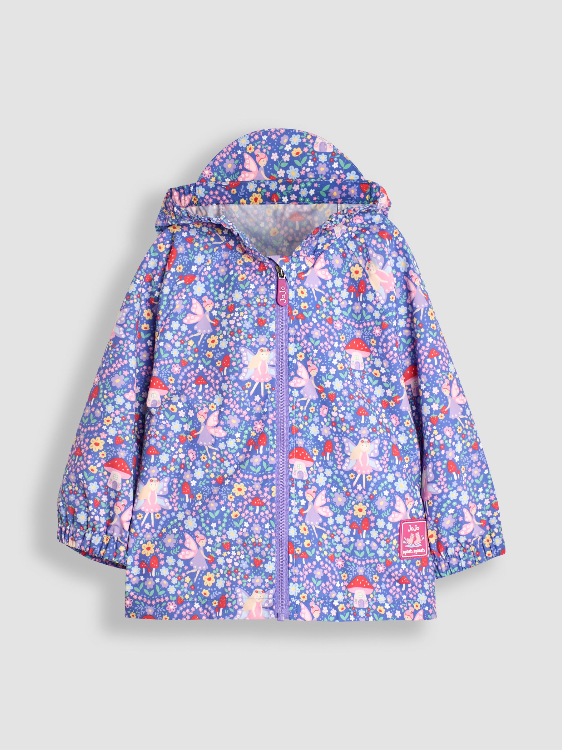 Purple Fairy Pack-Away Rain Jacket JoJo Maman Bébé