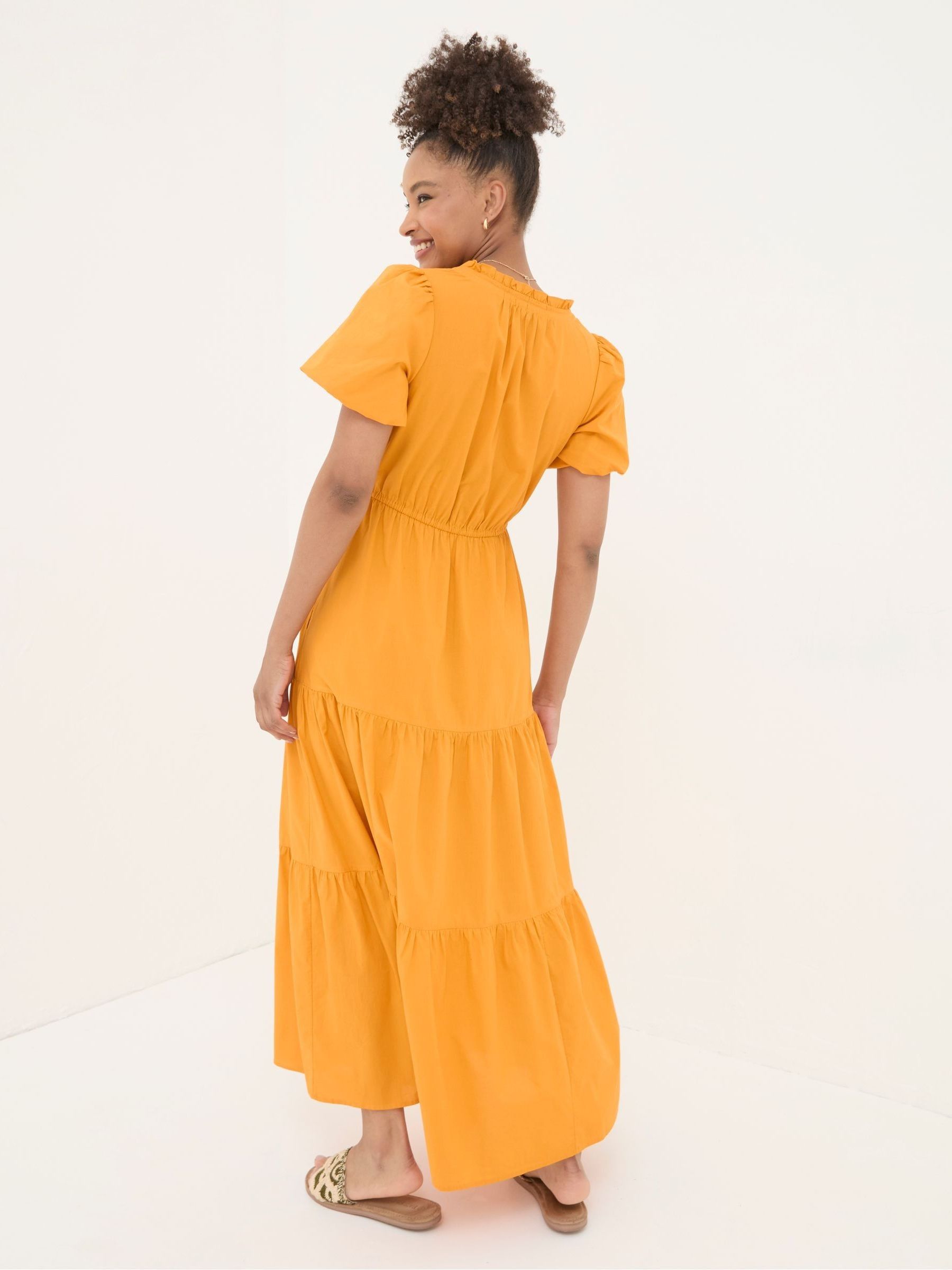 Aubrey Orange Maxi Dress - Image 2 of 6
