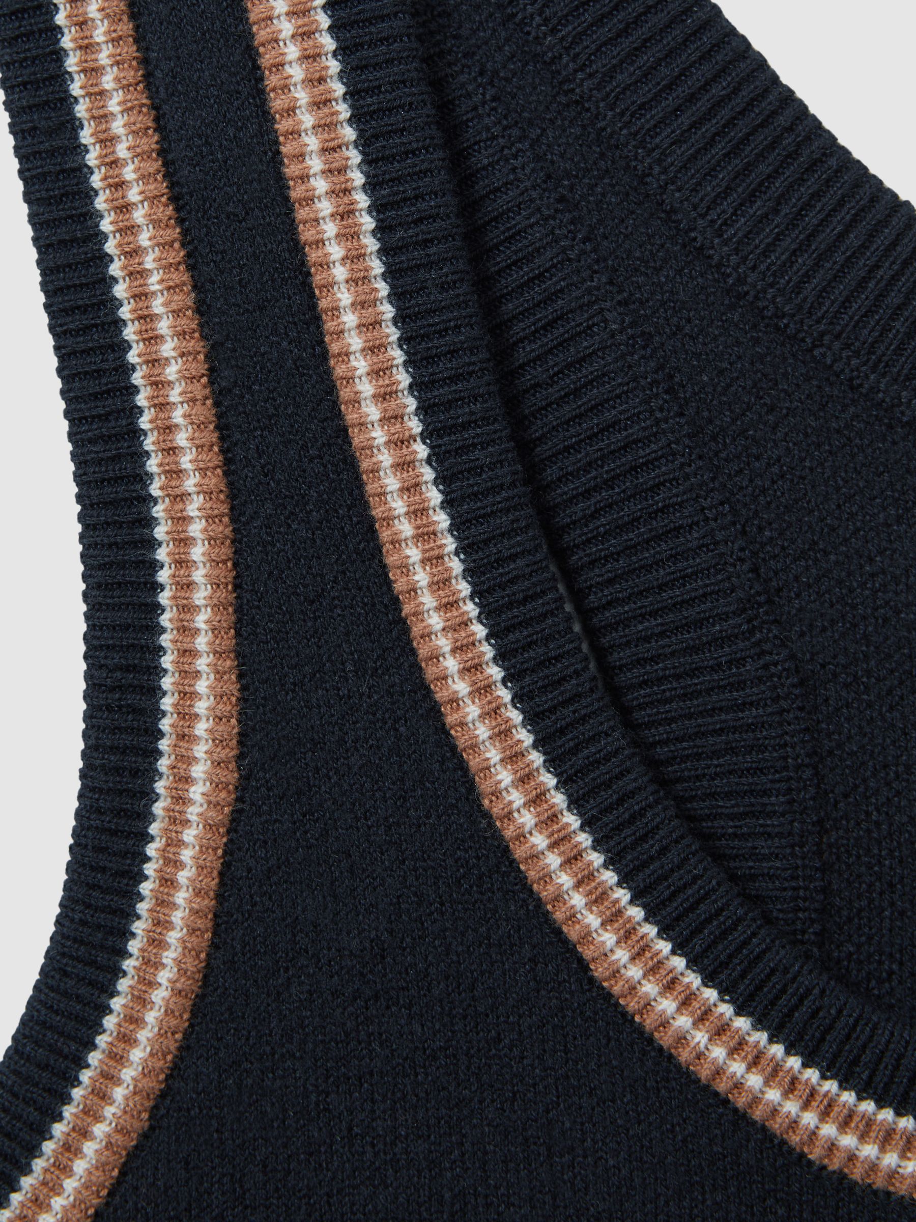 The Upside Cotton Blend Tank Top in Navy - Image 5 of 5