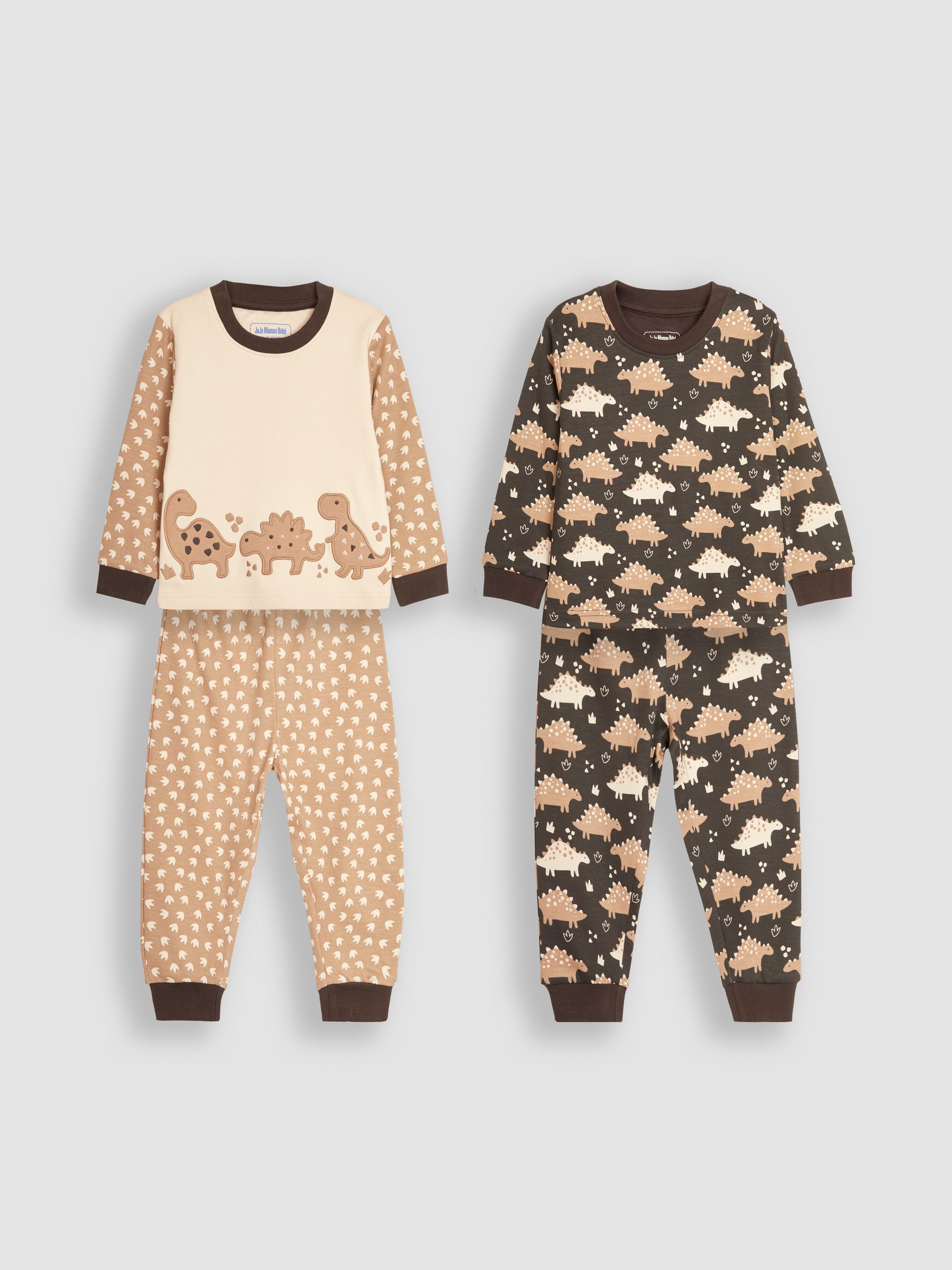 Stone 2-Pack Cotton Pyjamas - Image 3 of 11