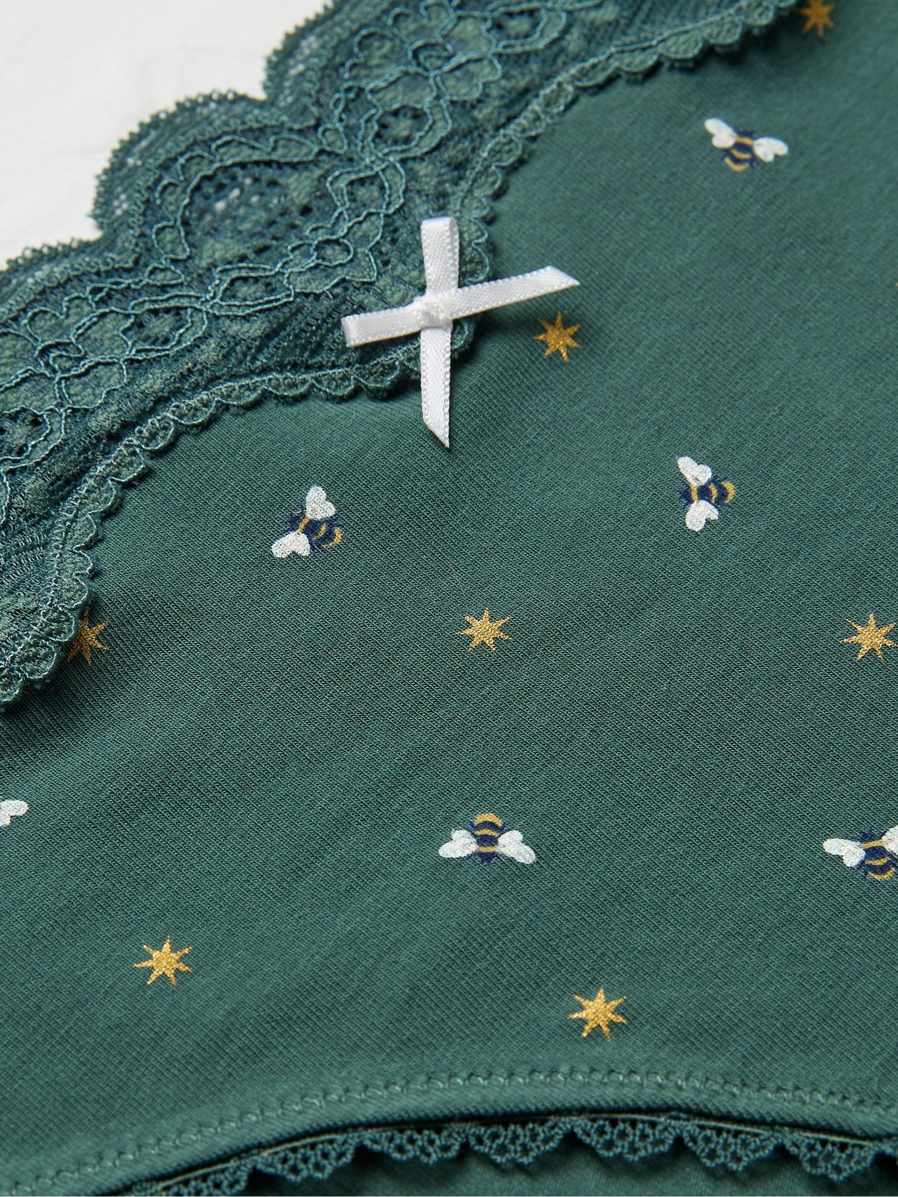 Green Sparkle Bee Mini Knickers - Image 2 of 2