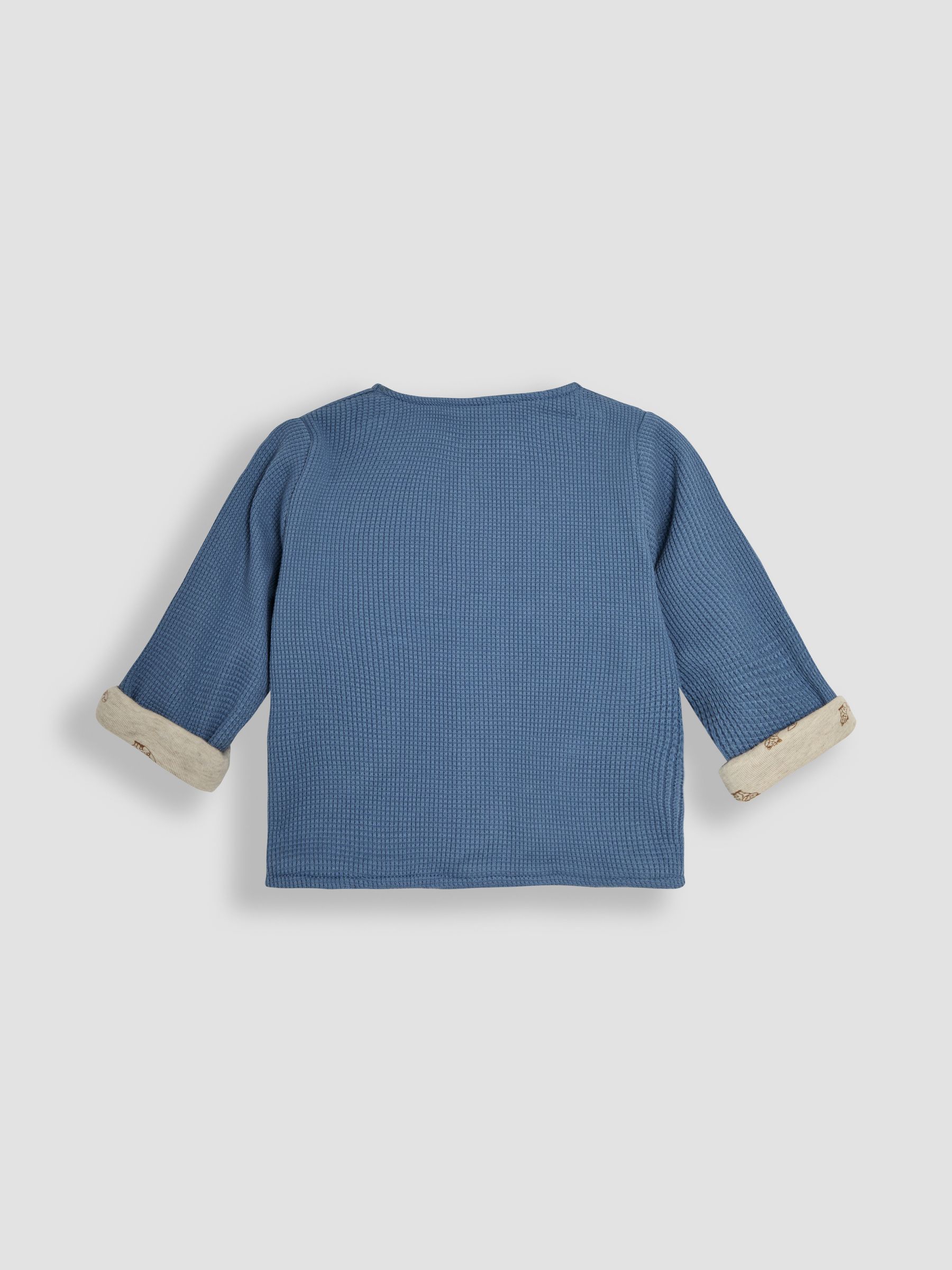 Denim Baby Fox Velour Set 3 Piece | JoJo Maman Bébé USA