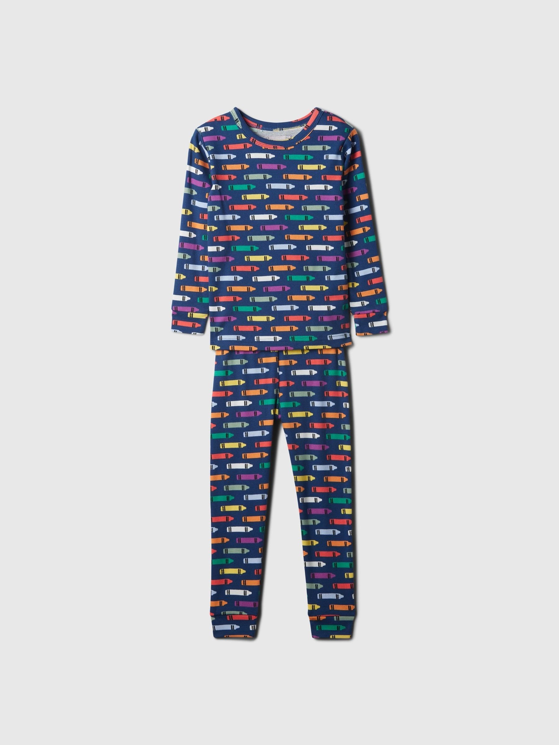 Blue Crayon Organic Cotton Long Sleeve Pyjama Set (12mths-5yrs) - Image 1 of 1