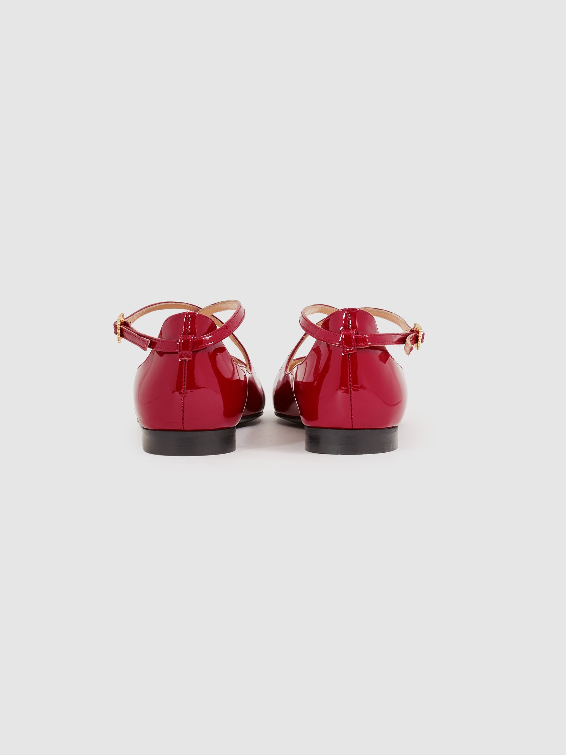 Camilla Elphick Lover Flats in Red - Image 3 of 4