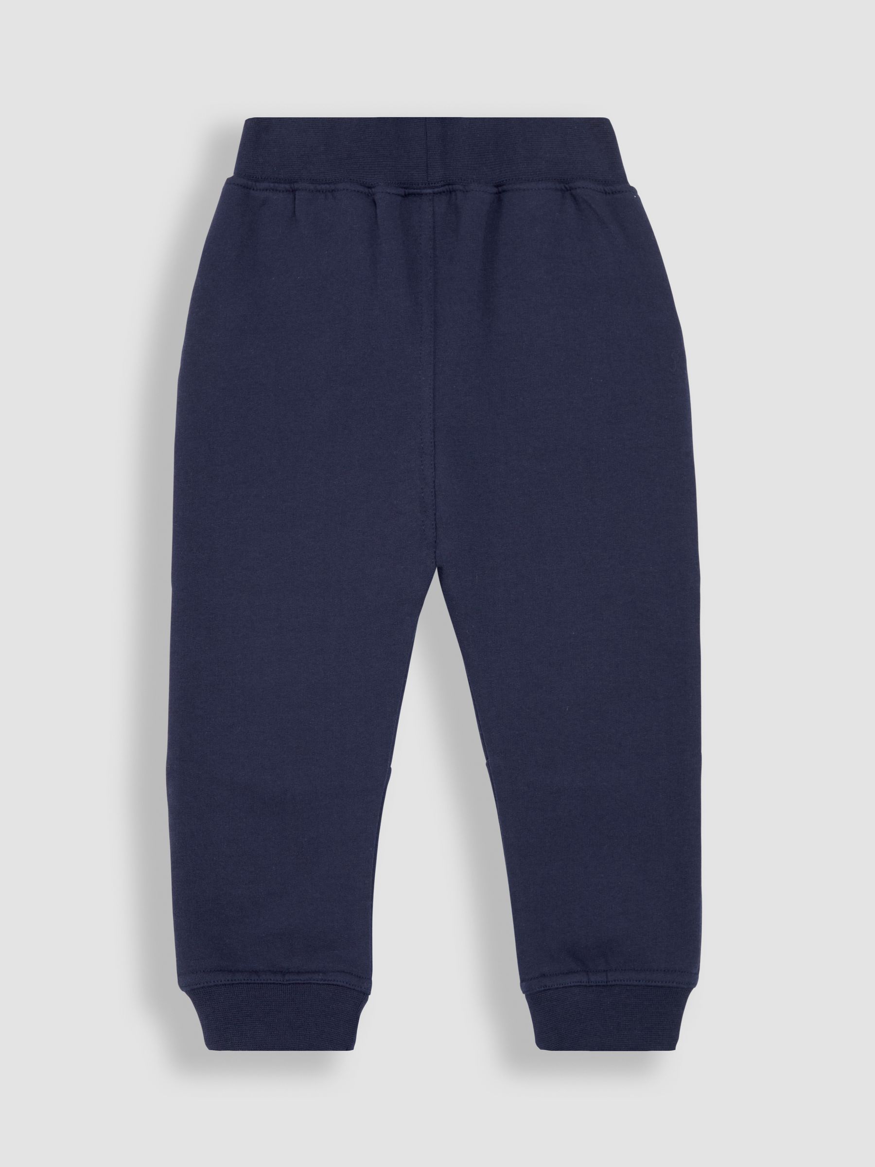 Navy Blue Hedgehog Appliqué Knee Pet in Pocket Joggers - Image 2 of 3
