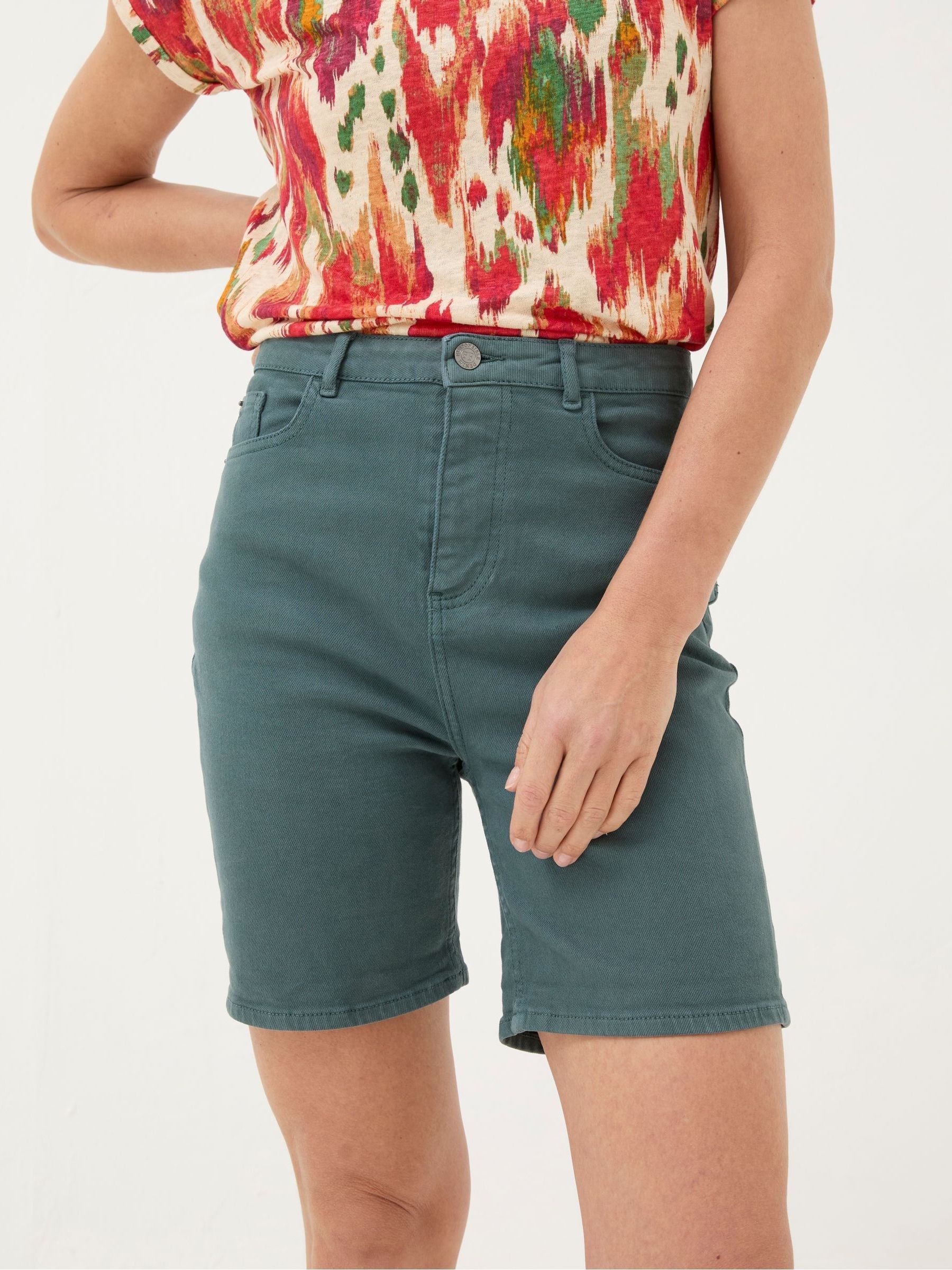 Darley Blue Denim Shorts - Image 3 of 5