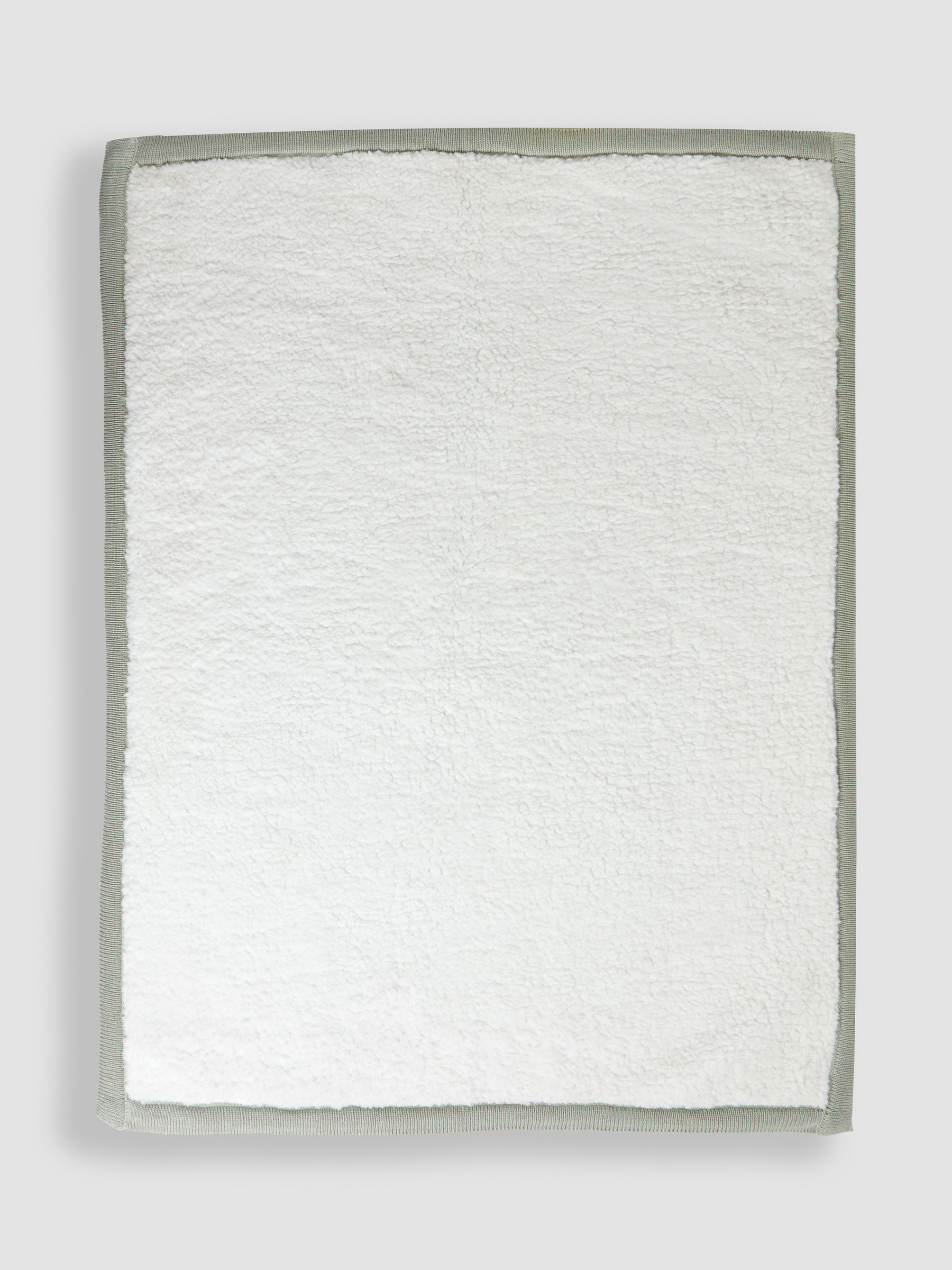 Sage Cable Knit Sherpa Fleece Blanket - Image 5 of 5