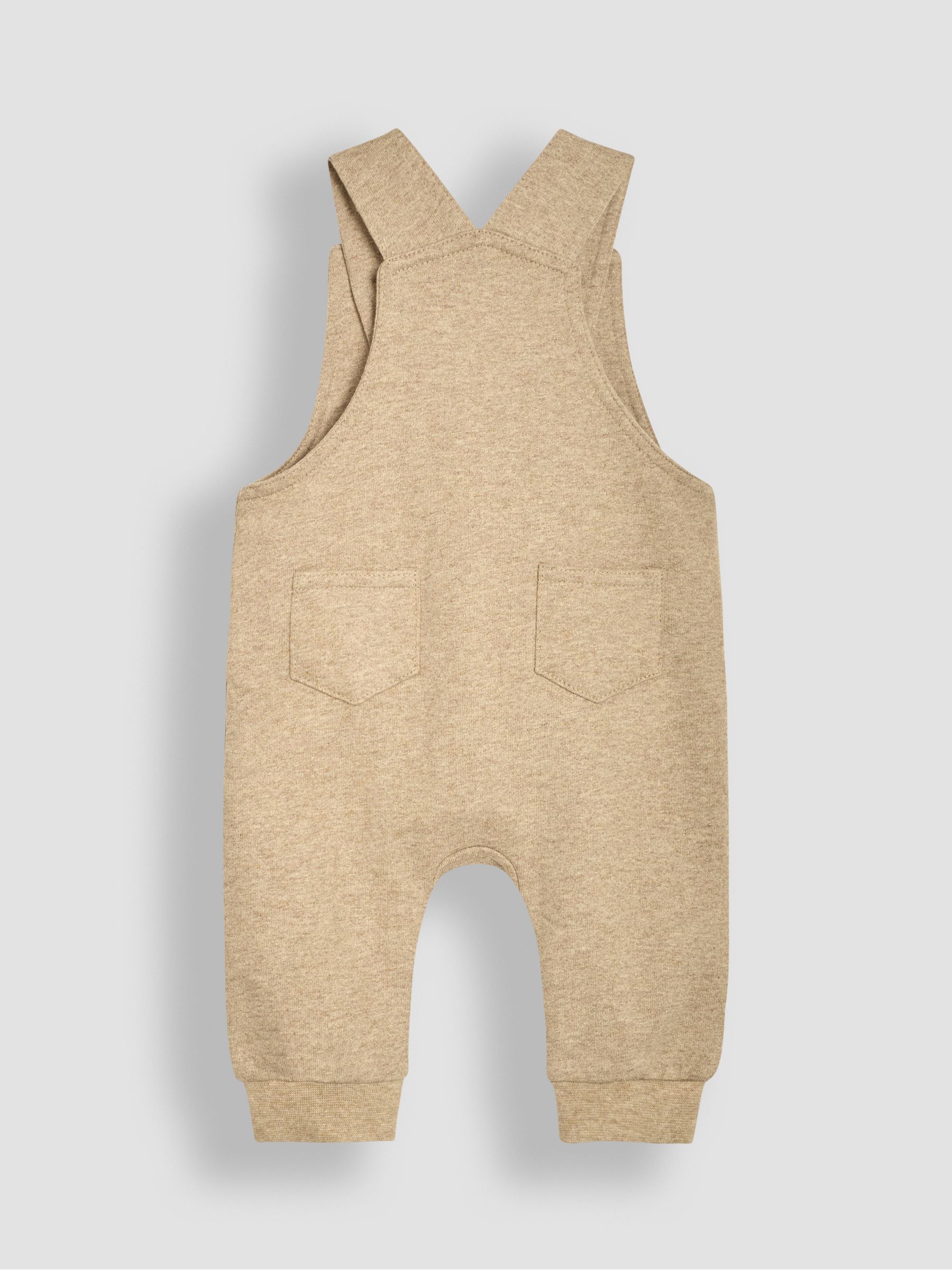 Mocha Brown Highland Cow Appliqué Dungarees & Top Set - Image 3 of 6